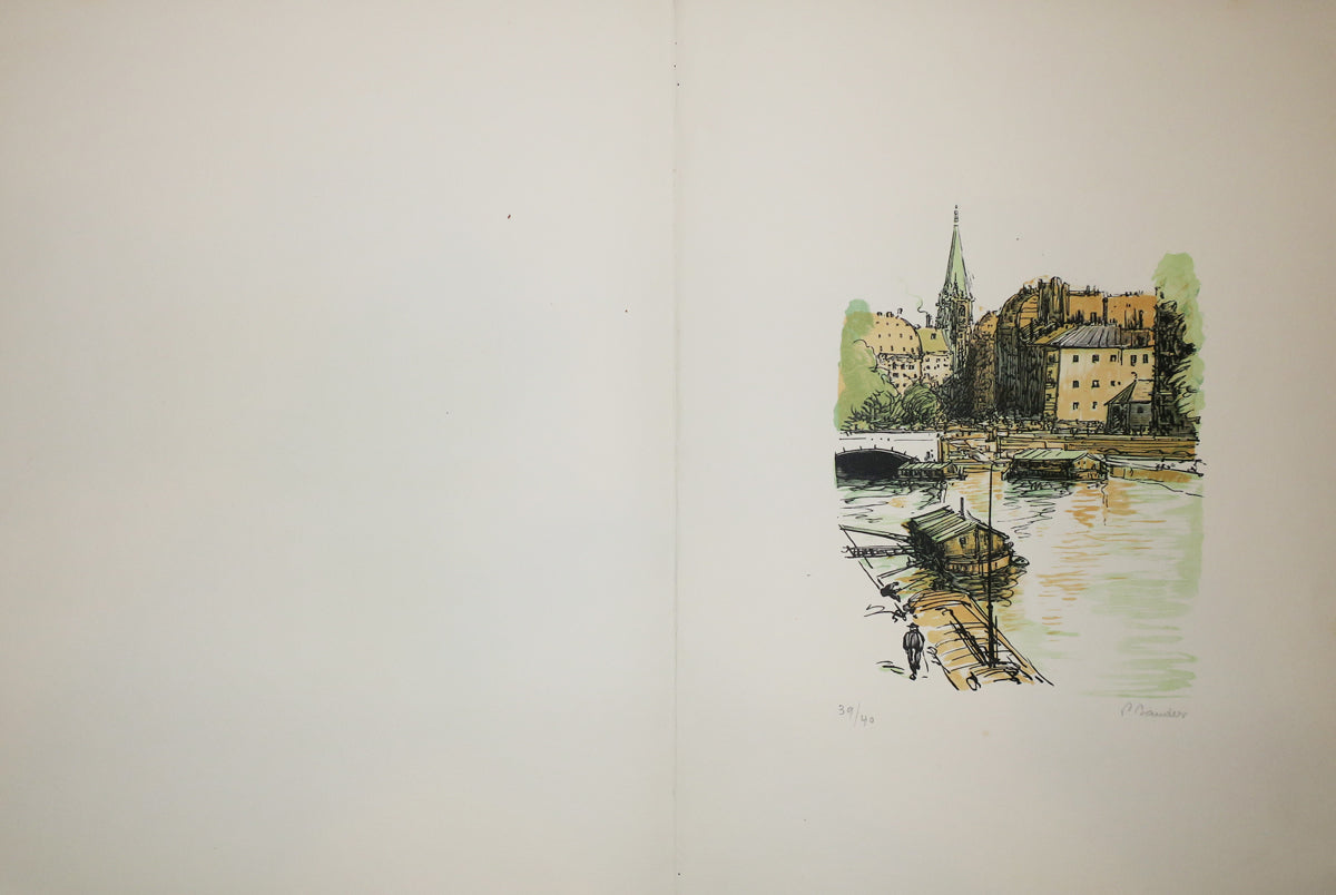 Menu pour la Société des Amis des livres, Cercle de l'Union Artistique, le 7 mai