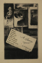 Charger l'image dans la galerie, Carte adresse pour le graveur A. Serin