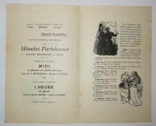 Charger l'image dans la galerie, Annonce de parution pour "Les Minutes Parisiennes