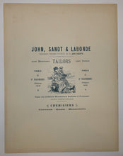 Charger l'image dans la galerie, Menu pour les Chalets du Cycle, au Bois de Boulogne.  c.