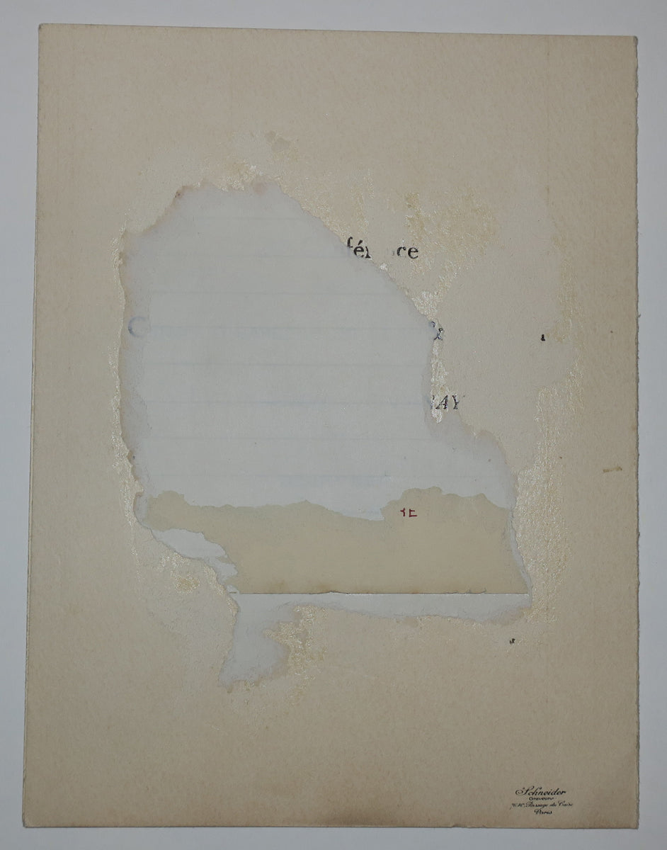 Menu illustré en couleurs d'après Louis Icart (Jeune femme assise à table, un menu à la main).