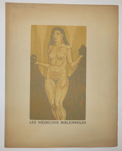 Charger l'image dans la galerie, Menu pour "Les Médecins Bibliophiles", Dîner du 5 juillet 1938, à l'Alsacienne, 54 boulevard Saint-Michel (Paris).