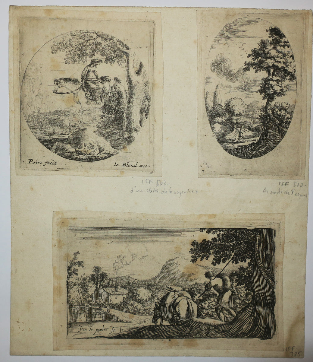Paysage avec muletier.