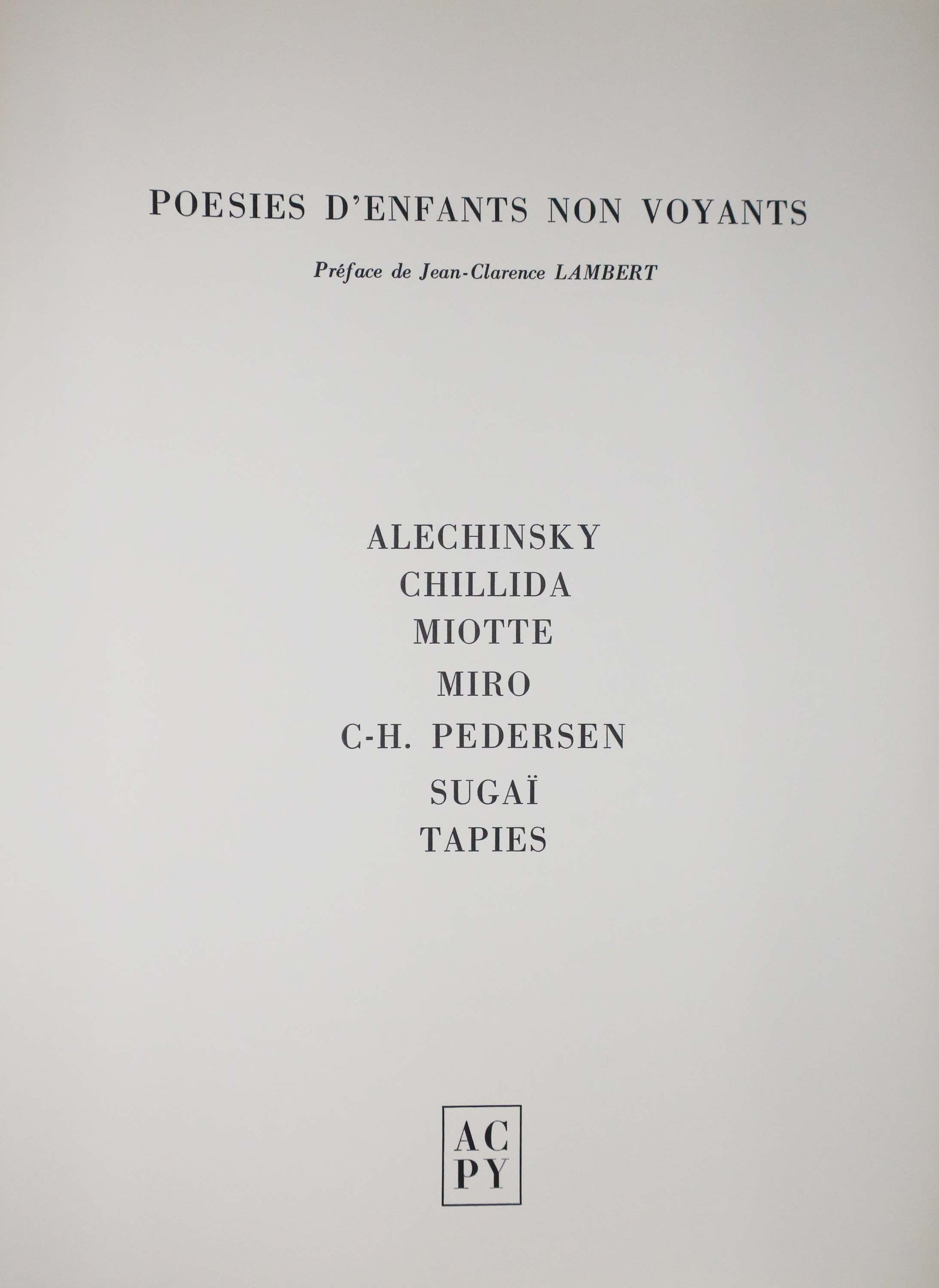 Le plus beau cadeau (Poésies d’enfants non-voyants).