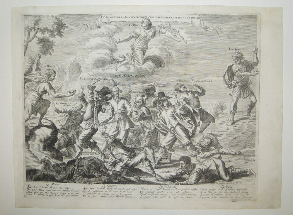 Le secours de la Paix aux Nations oppressées par la Guerre et la Misère.