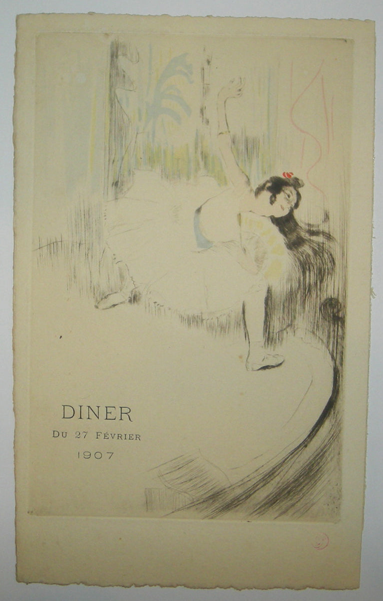 Dîner du 27 février 1907.