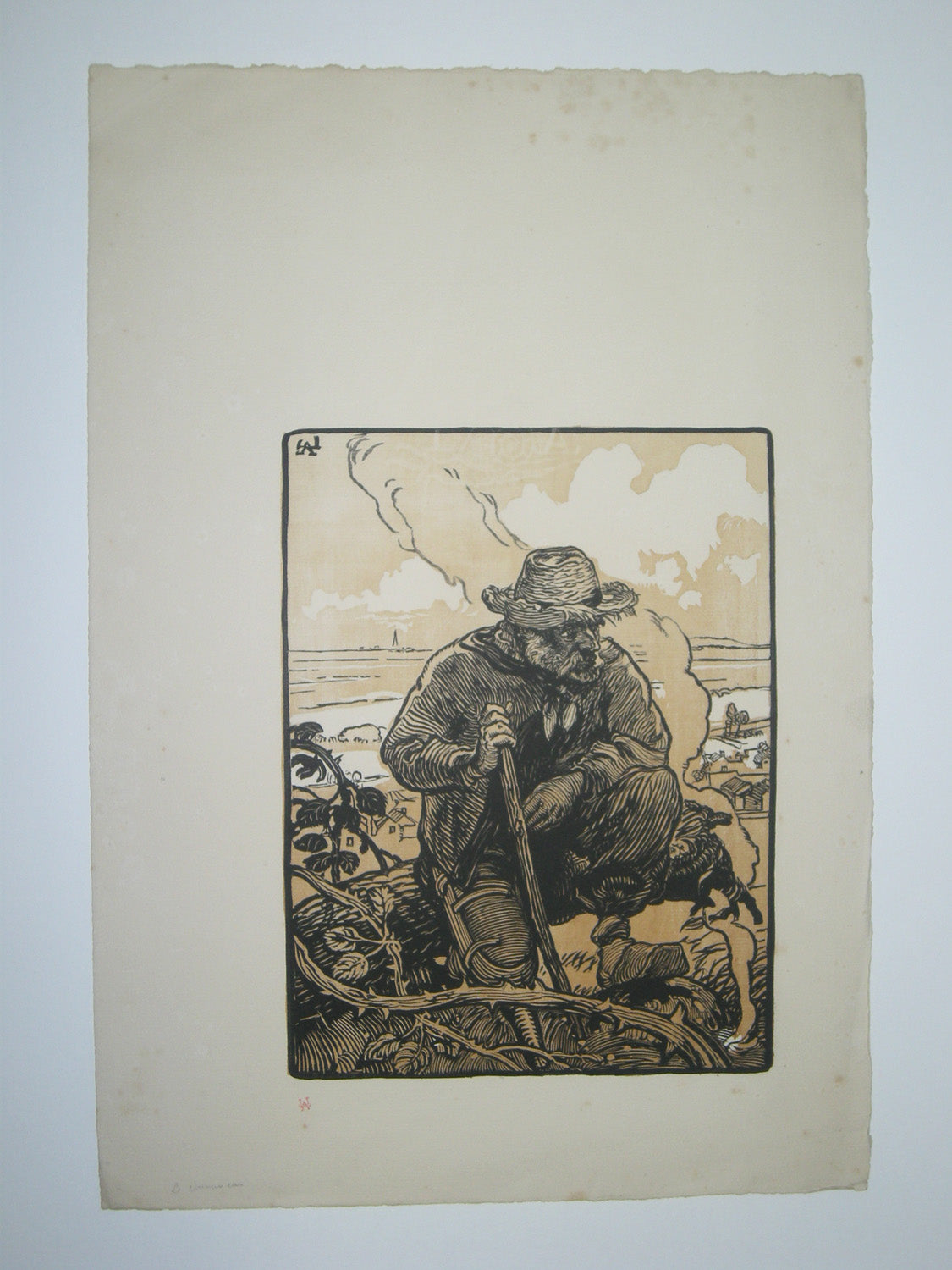 Le Gueux des campagnes (Le cheminot).