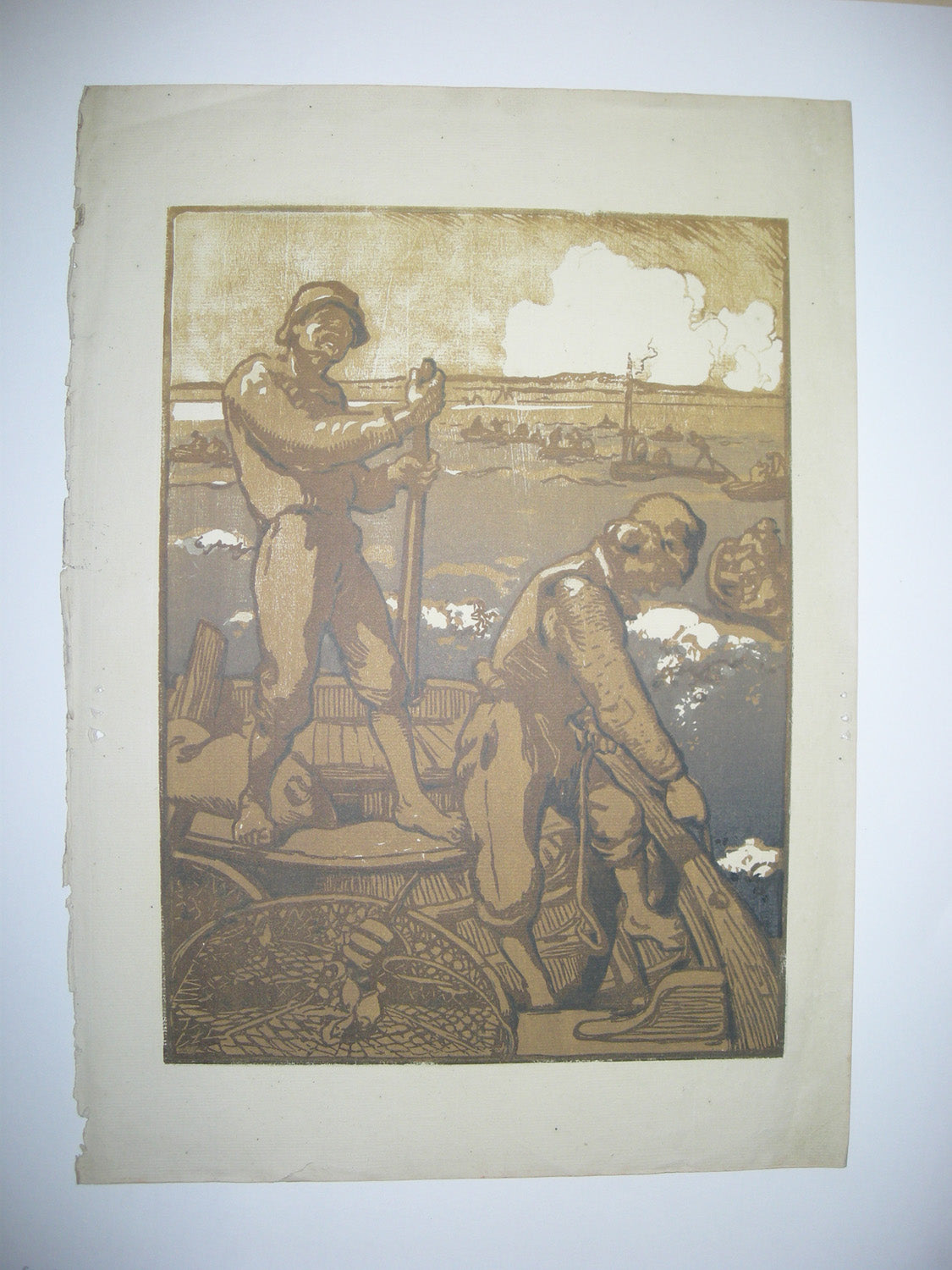 Pêcheurs de crevettes.