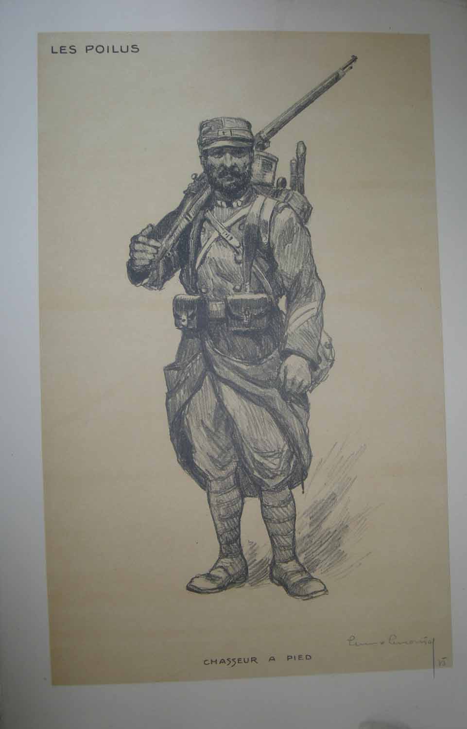 Les Poilus, Chasseur à pied.