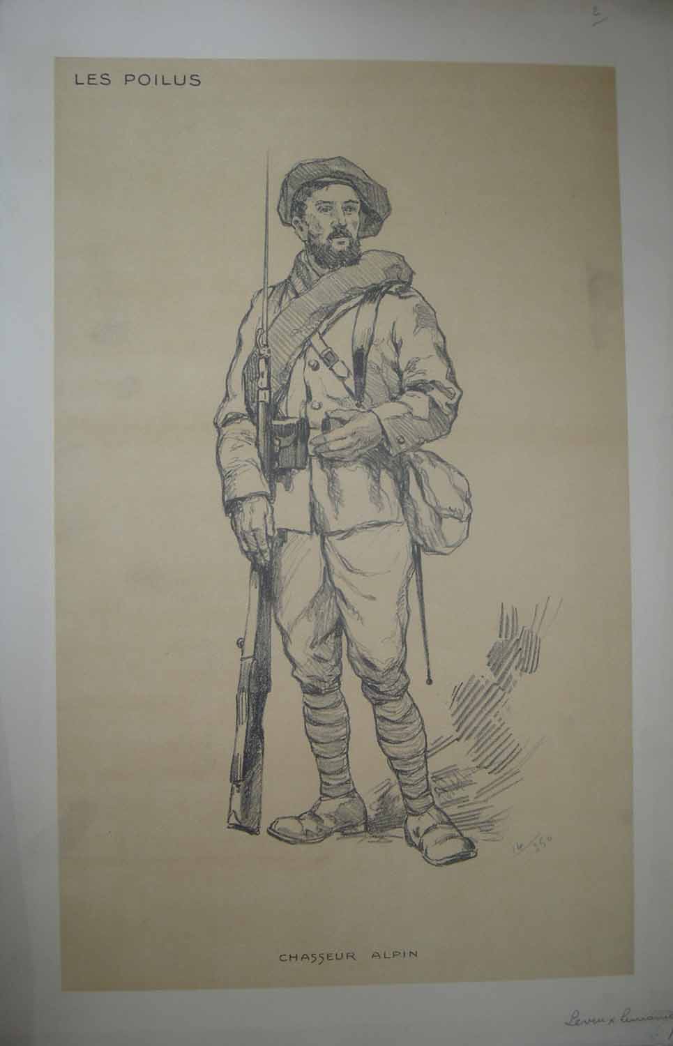 Les poilus, Chasseur alpin.