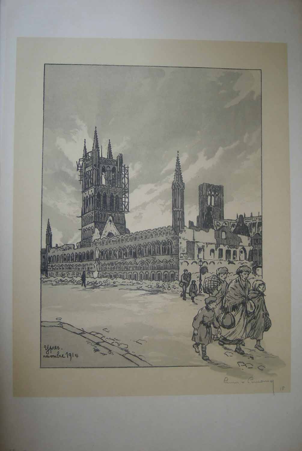 Les villes mutilées, Ypres.