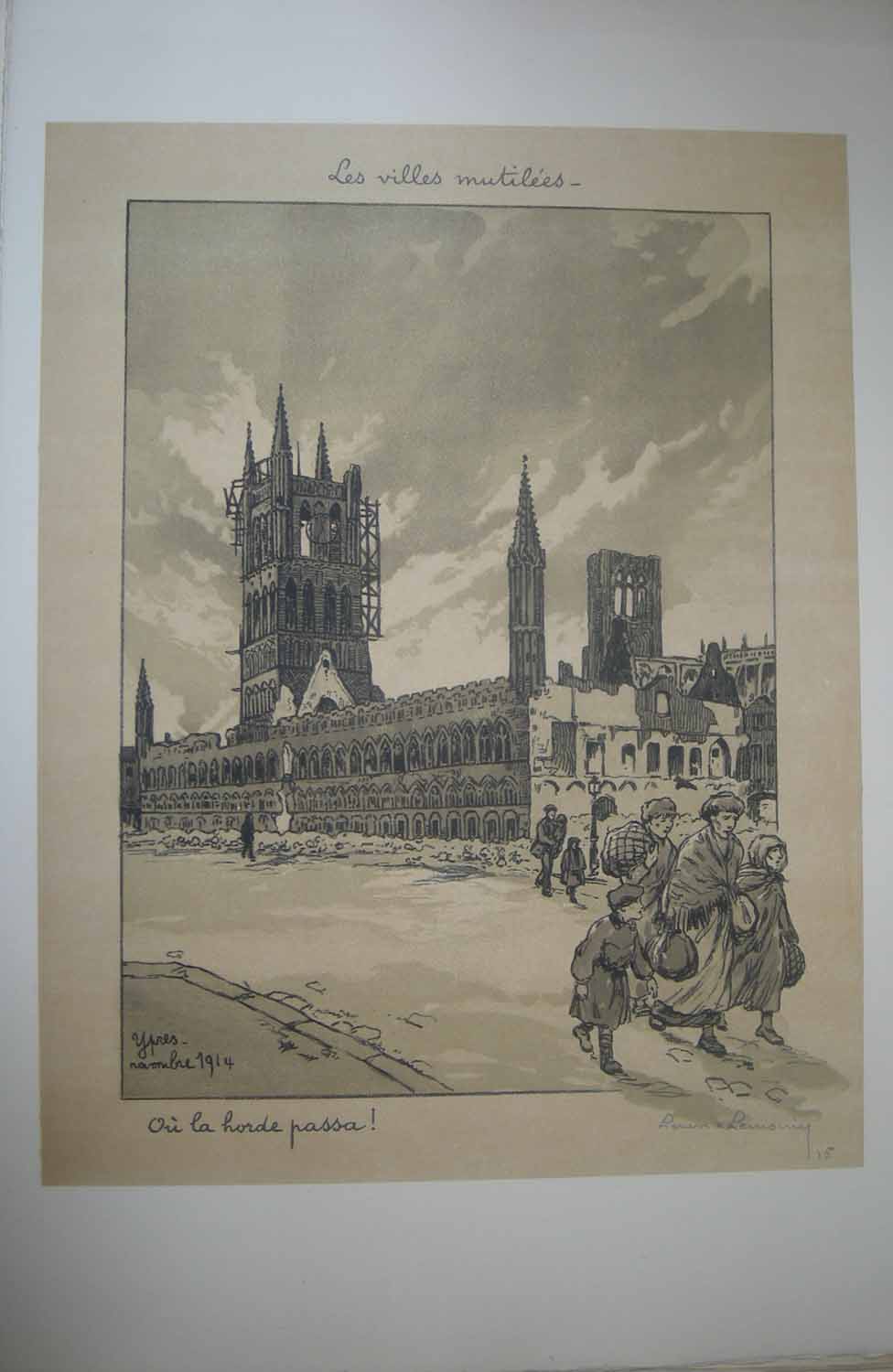 Les villes mutilées, Ypres.