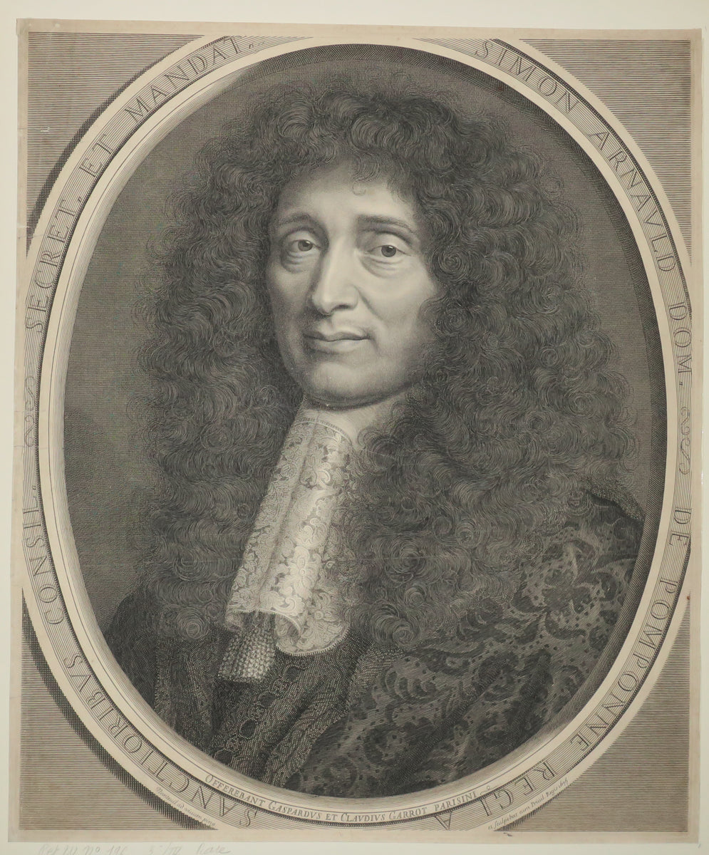 Portrait de Simon Arnauld de Pomponne, Ministre d'Etat.