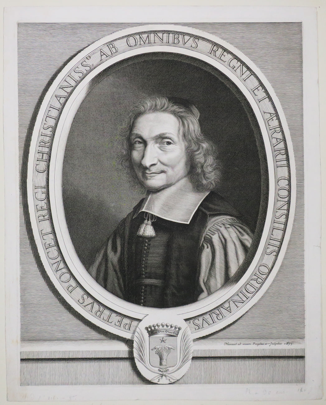 Portrait de Pierre Poncet, Maître des Requêtes, puis Conseiller d'Etat (1600-1681).