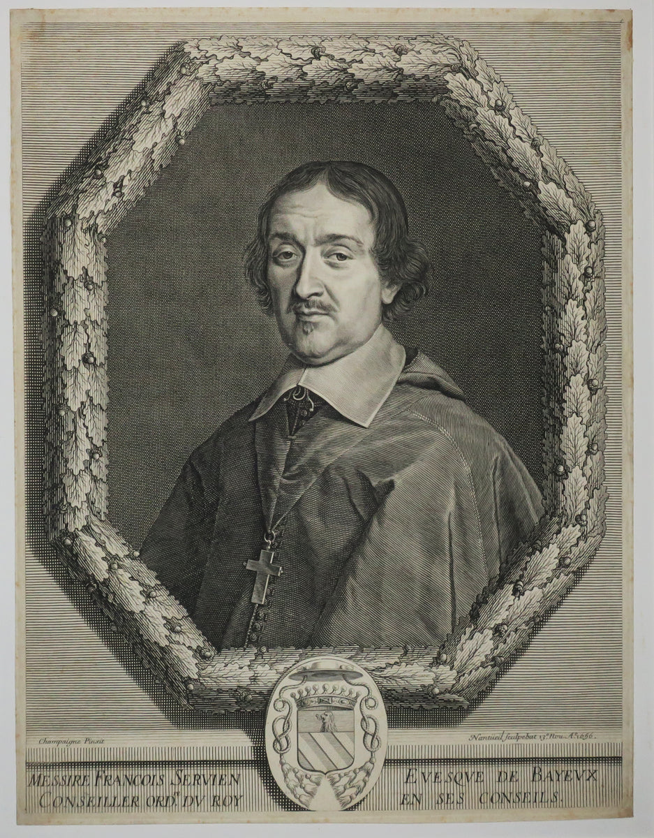 Portrait de François Servien, Evêque de Carcassonne et de Bayeux (1598-1659).
