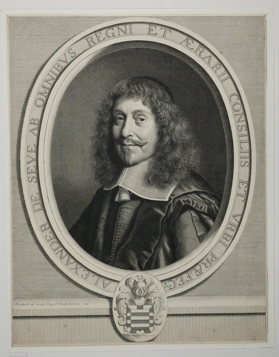 Portrait d'Alexandre De Sève, Conseiller d'Etat, Prévôt des Marchands, Intendant en Dauphiné (1605-1673).