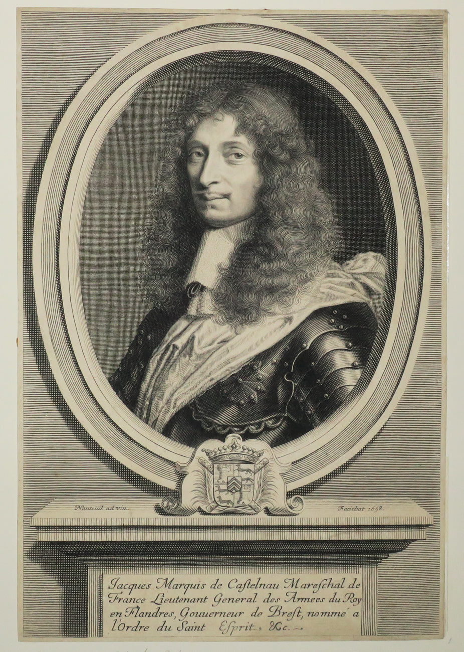 Portrait de Jacques, Marquis de Castelnau, Gouverneur de Brest puis Maréchal de France (1620-1658).