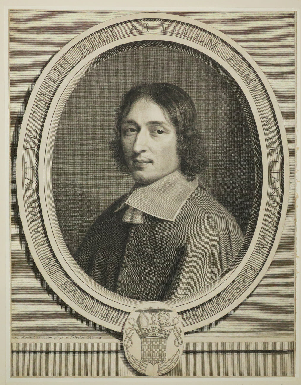 Portrait de Pierre du Cambout, Cardinal de Coislin (1636-1706).