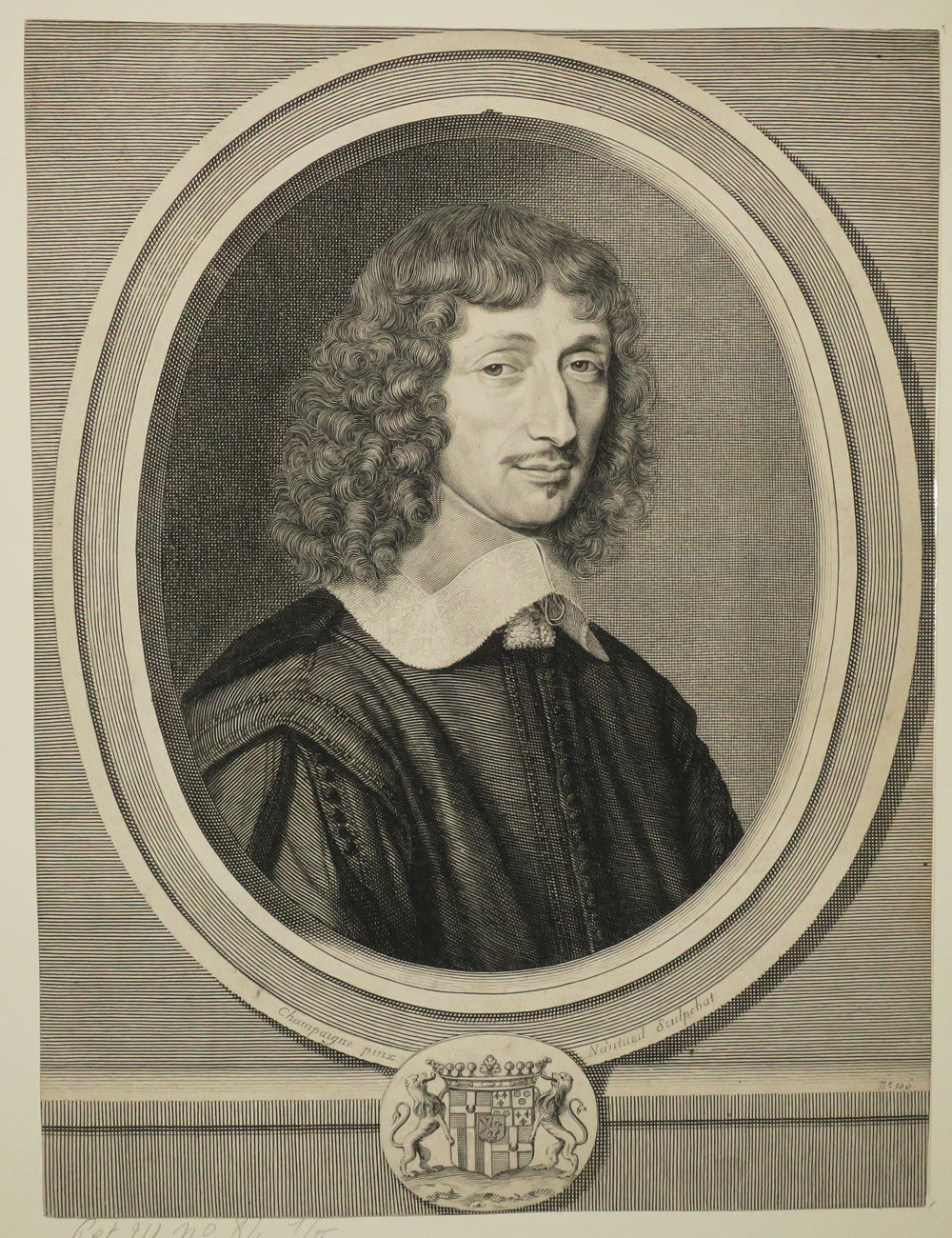 Portrait de Henri de Guénégaud, Marquis de Plancy, Secrétaire d'Etat (1609-1676).