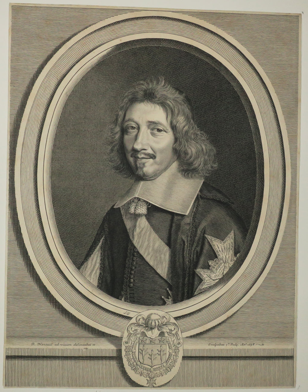 Portrait de Michel Le Tellier, Ministre d'Etat, puis Chancelier et Garde des Sceaux de France (1603-1685).