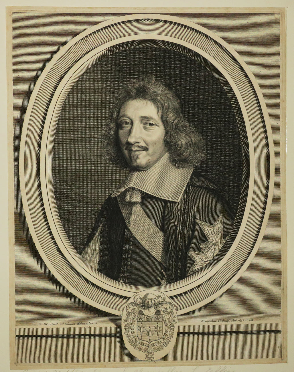 Portrait de Michel Le Tellier, Ministre d'Etat, puis Chancelier et Garde des Sceaux de France (1603-1685).