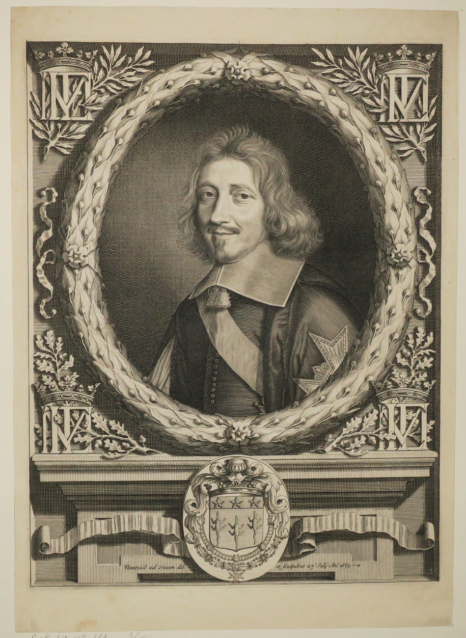Portrait de Michel Le Tellier, Ministre d'Etat, puis Chancelier et Garde des Sceaux de France (1603-1685).