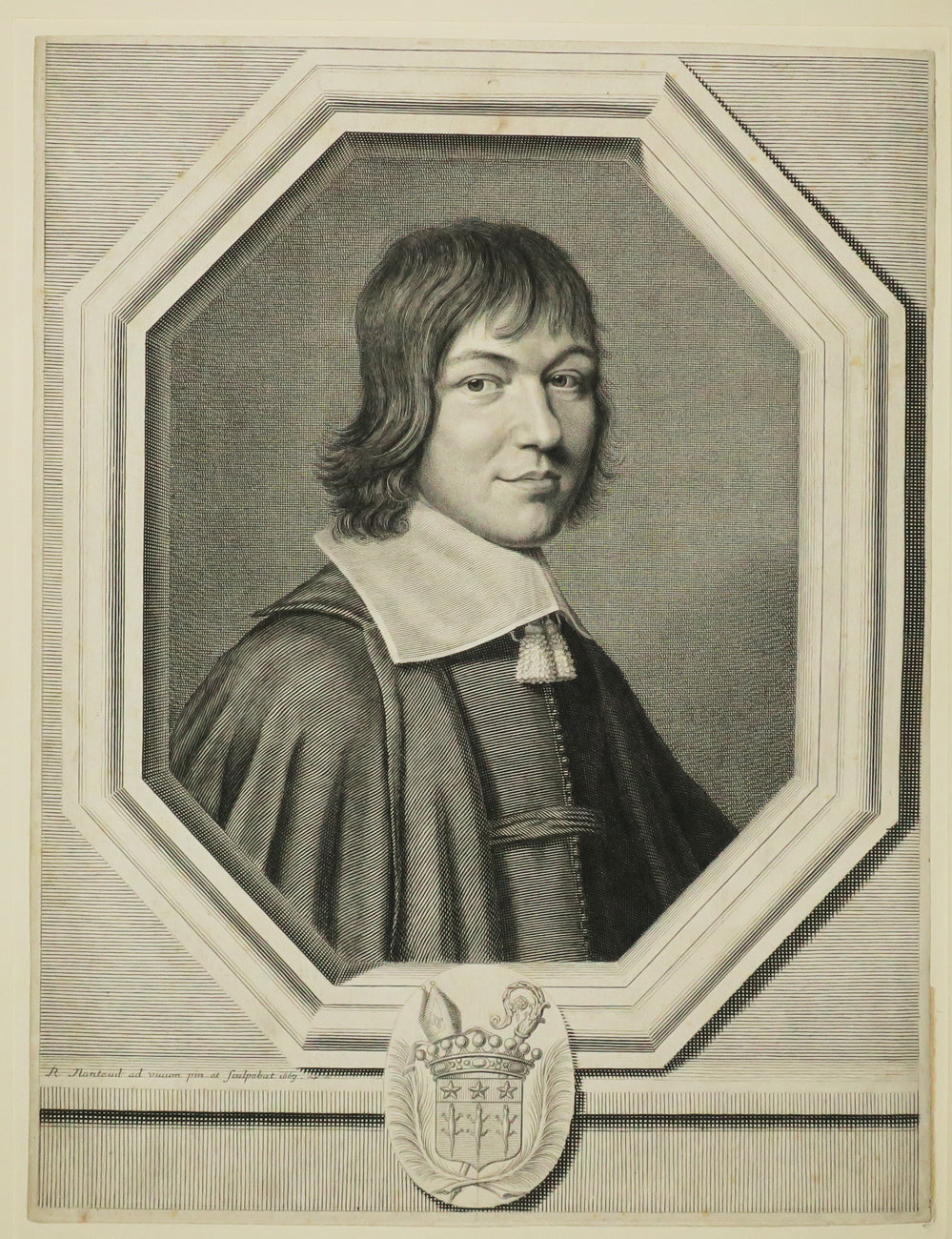 Portrait de Charles Maurice Le Tellier, Archevêque de Reims (Turin 1642-Reims 1710).