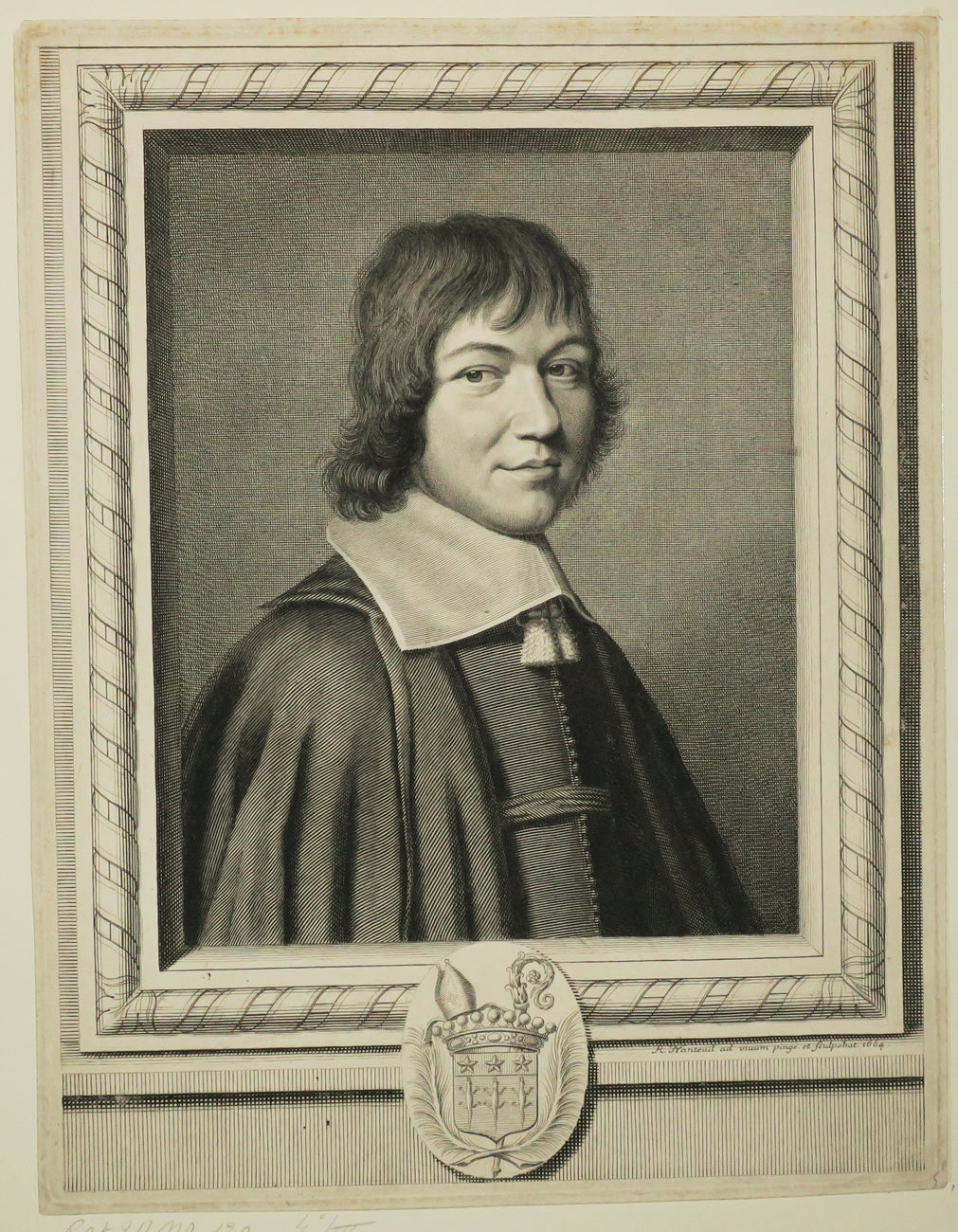 Portrait de Charles Maurice Le Tellier, Archevêque de Reims (Turin 1642-Reims 1710).