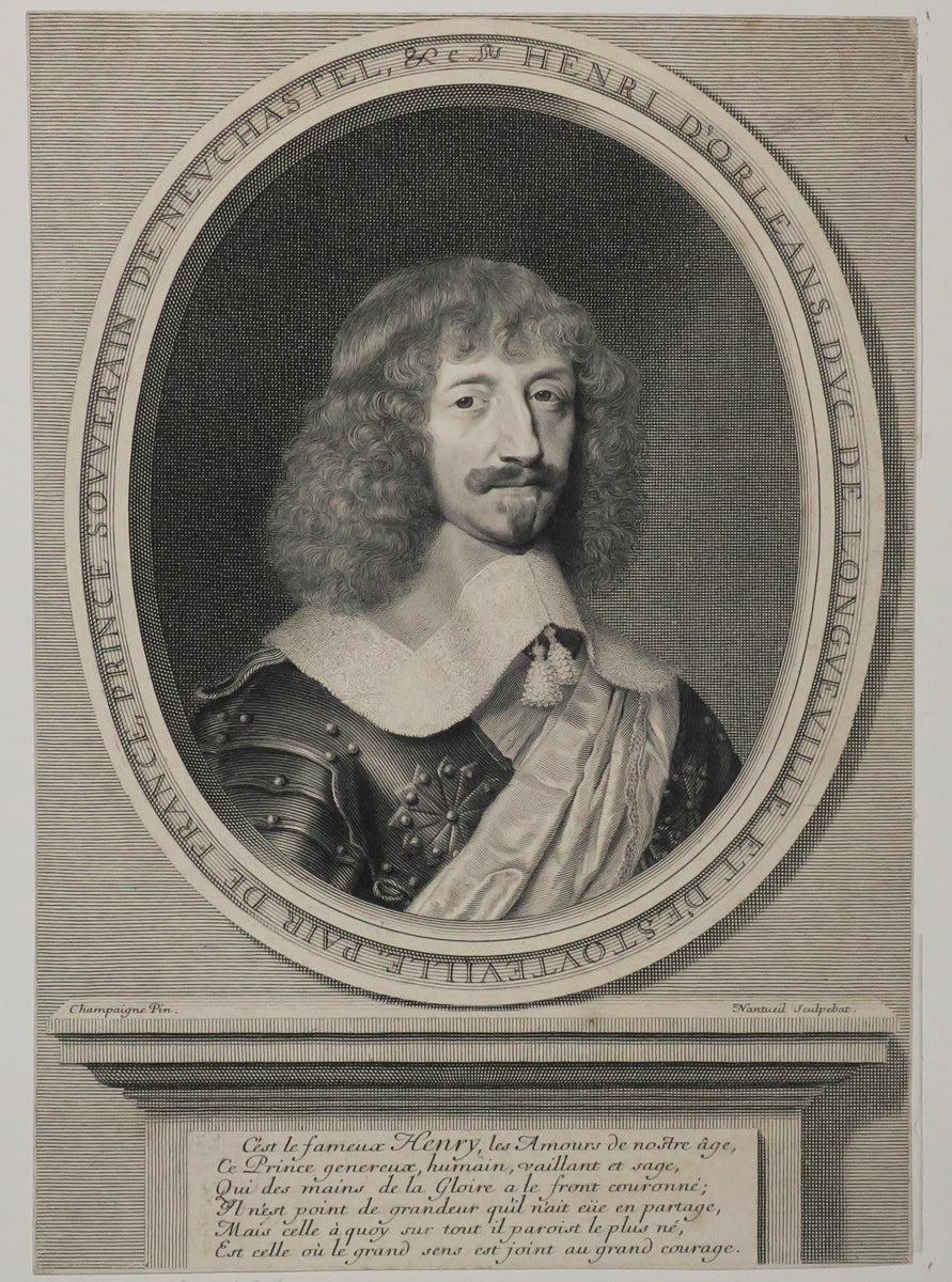 Portrait de Henri d'Orléans II ème du nom, Duc de Longueville (1595-1663).