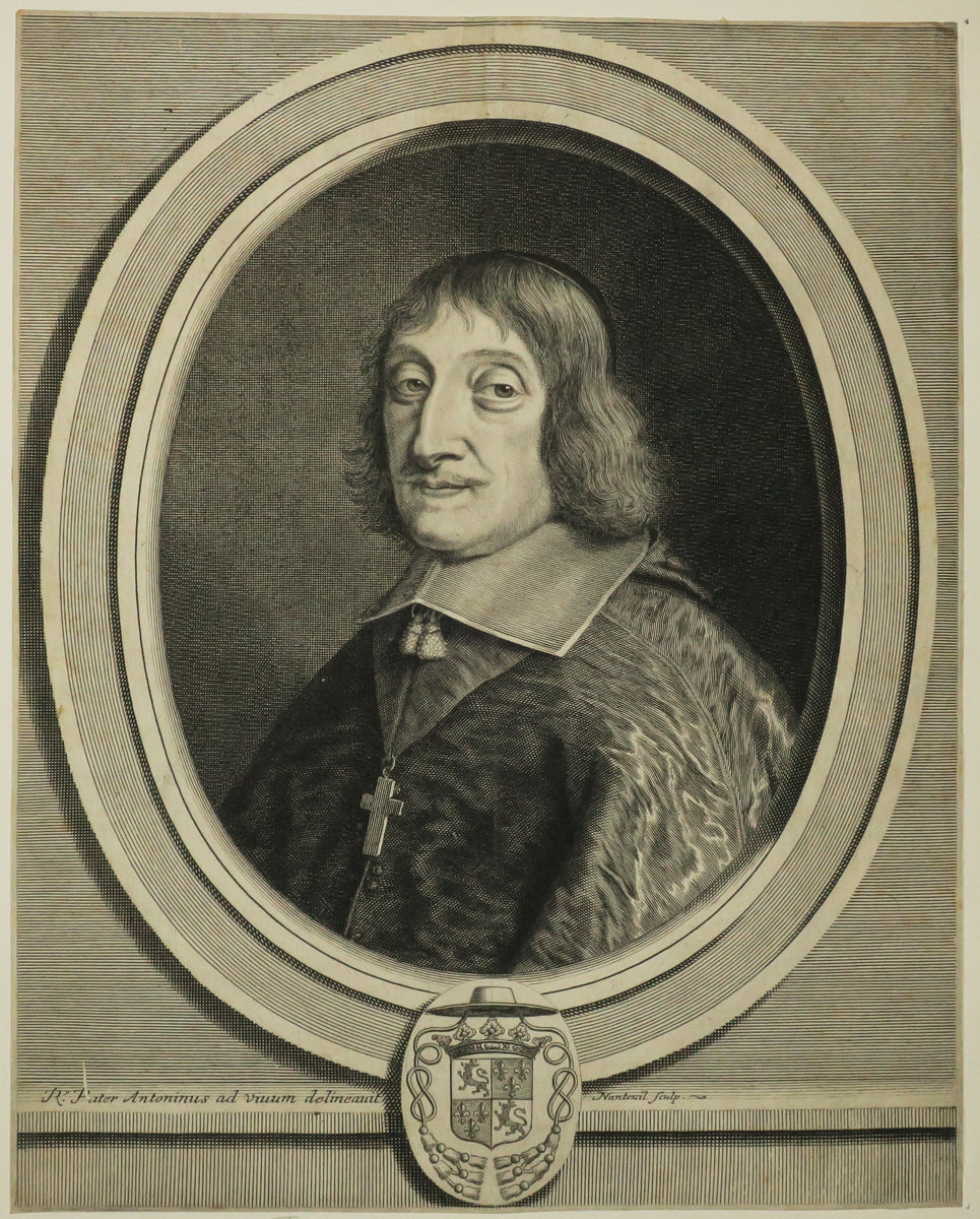 Portrait de Léonor Goyon de Matignon, Evêque de Coutances, puis de Lisieux (1604-1680).
