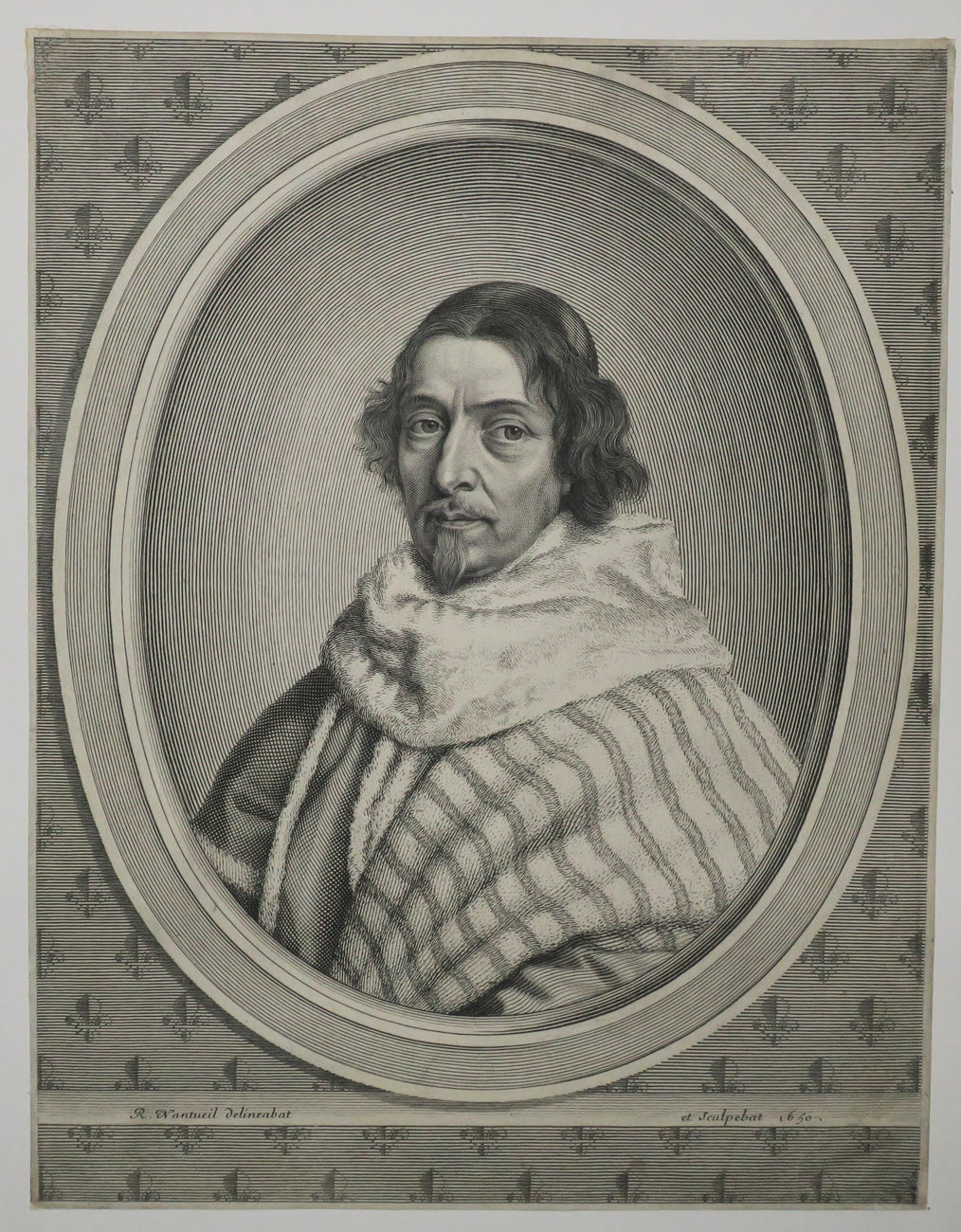 Portrait de Henri de Mesmes, Président à mortier au Parlement de Paris, Seigneur de Roissy et d’Epône, Marquis de Moignéville (1585-1660).