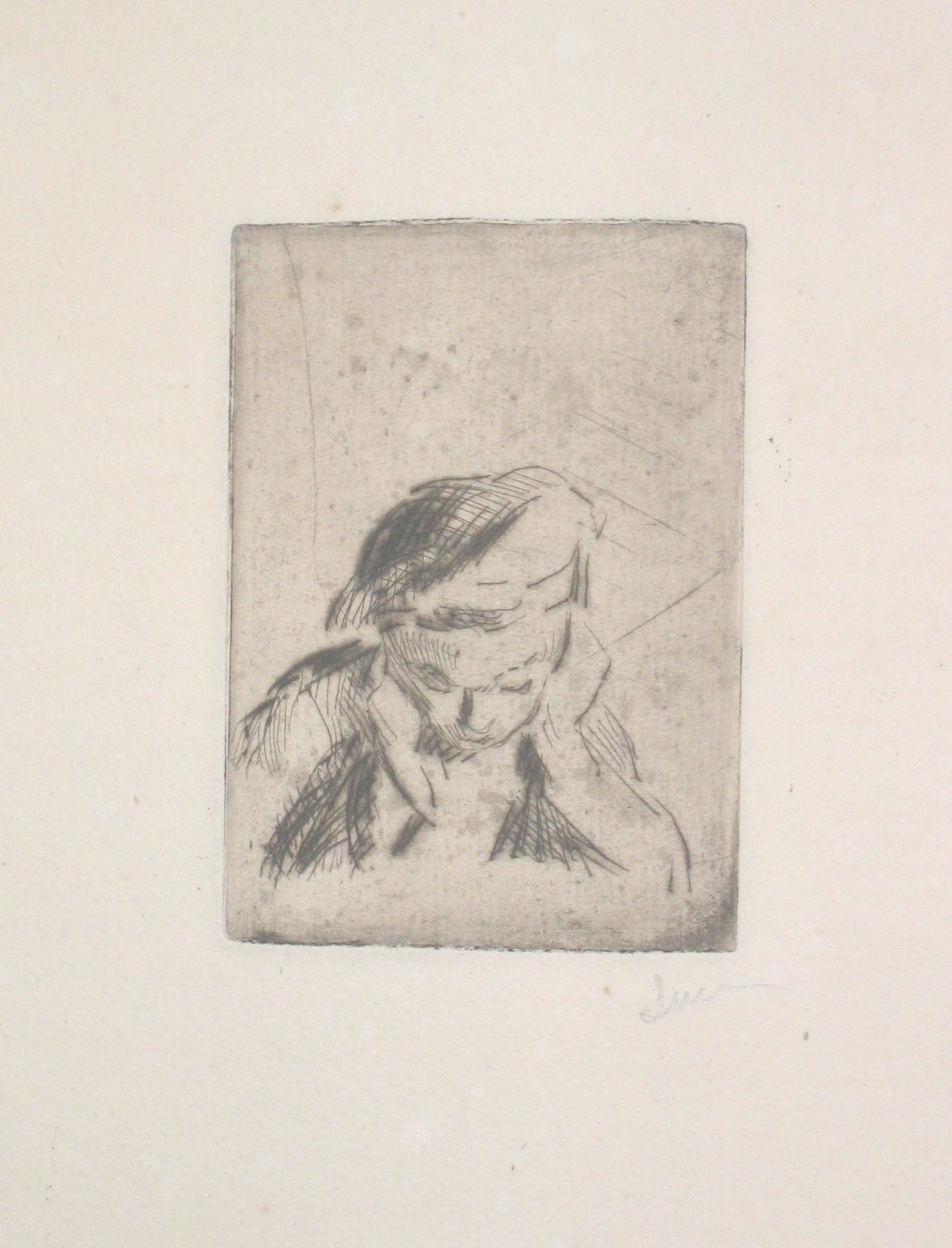 Jeune Garçon assoupi.