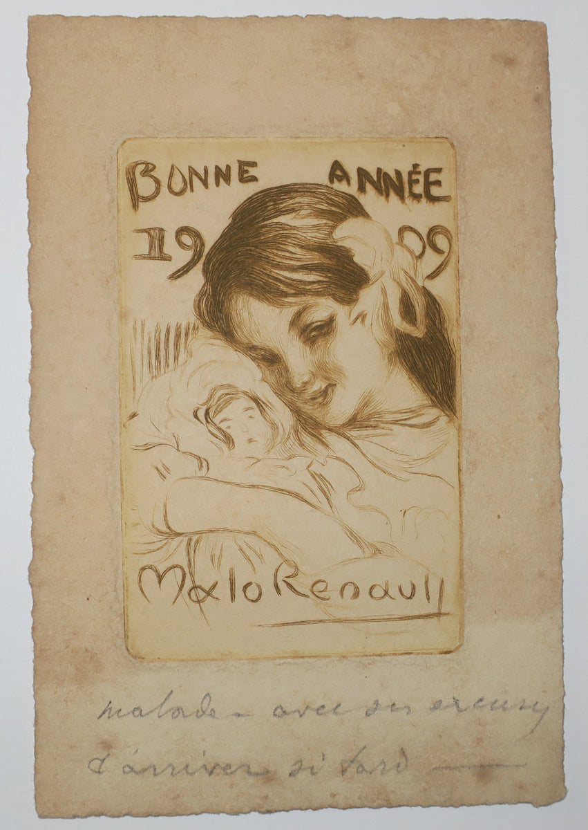 Bonne année 1909, Malo-Renault.