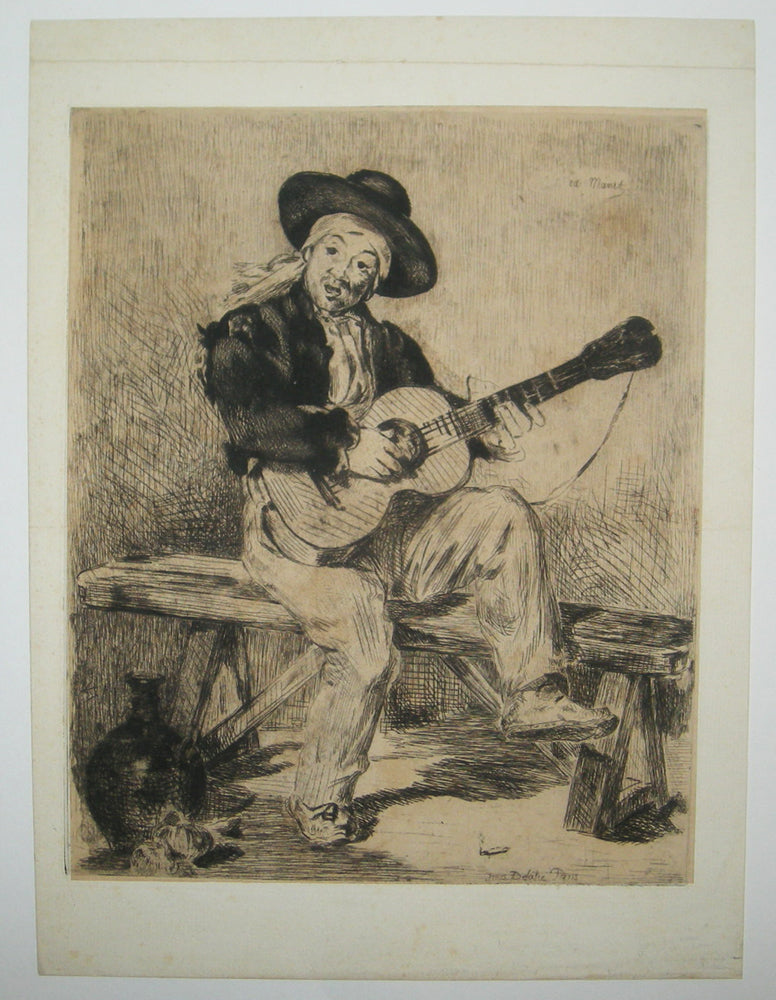 Le chanteur espagnol ou le guitarero.
