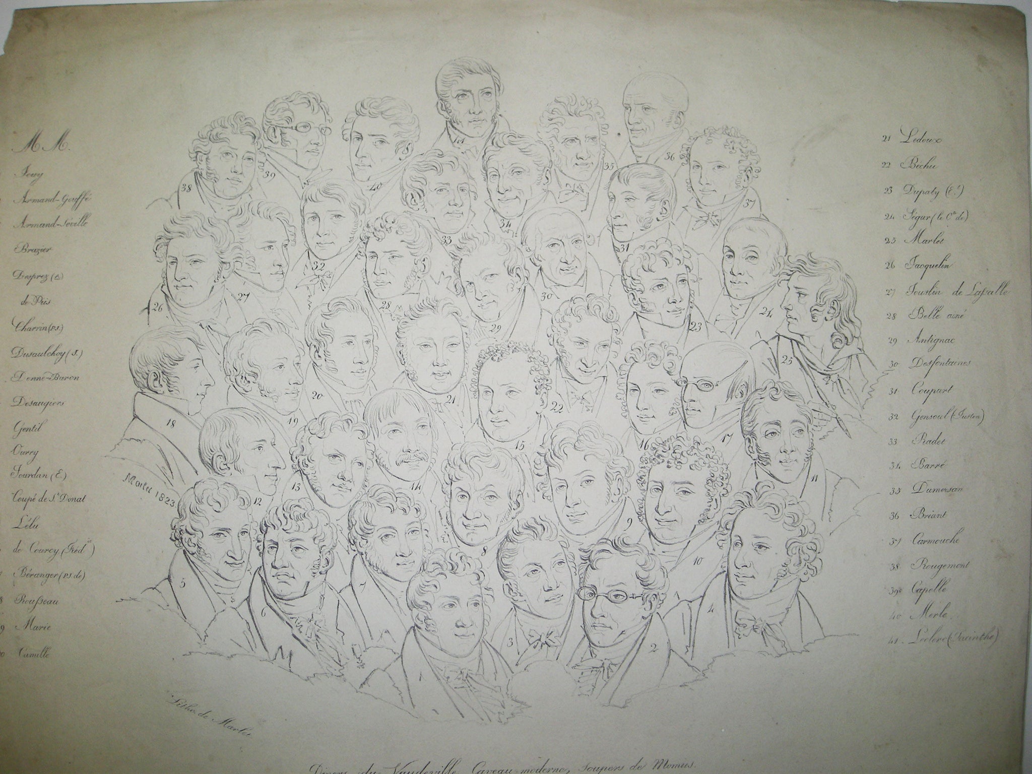 Dîners du Vaudeville, caveau moderne, Soupers de Momus.