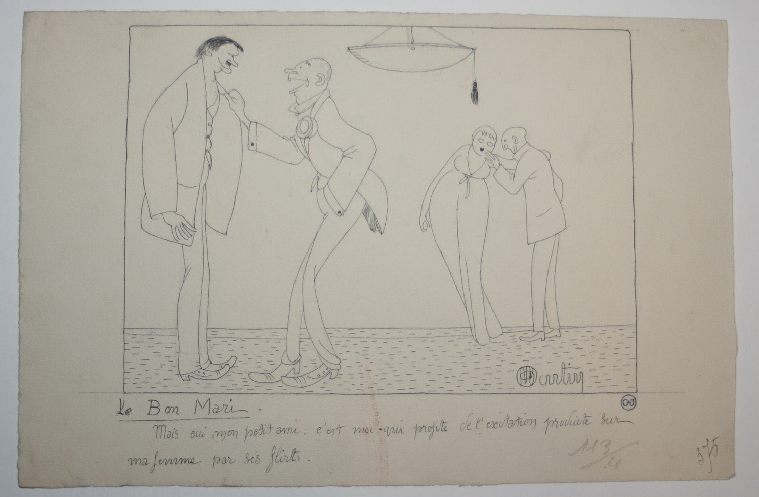 Le bon mari. Mais oui mon petit ami, c'est moi qui profite de l'excitation produite sur ma femme par ses flirts.