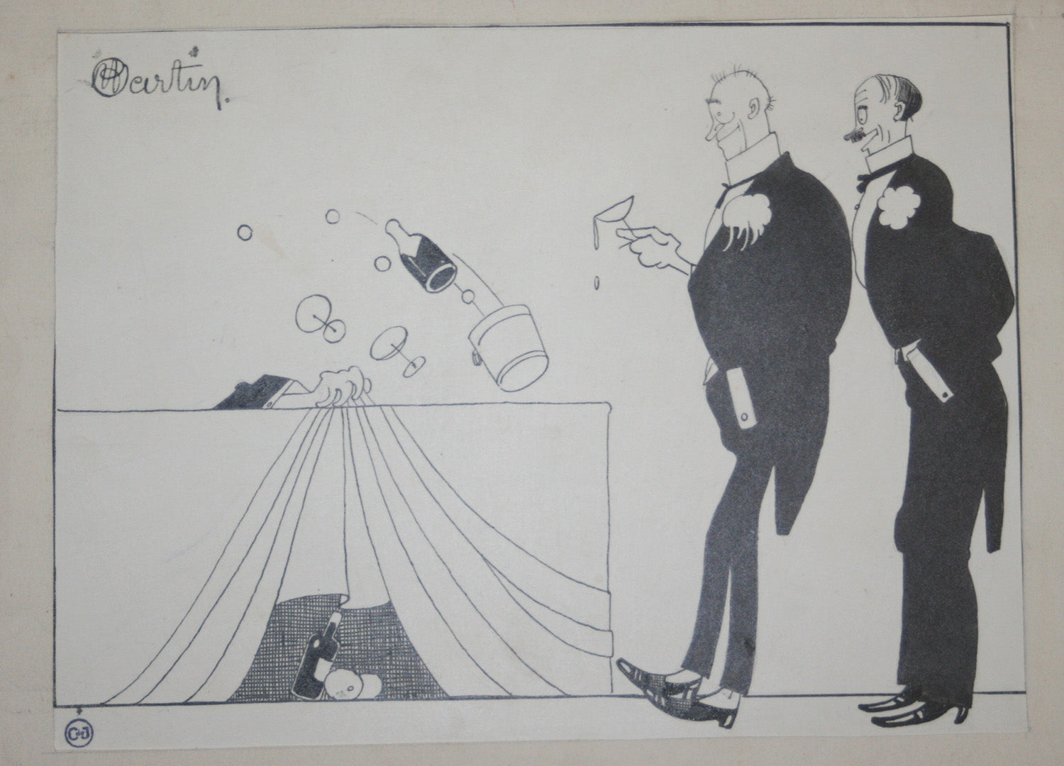 Tout fout le camp. Oh, Prince, ce n'est pas une raison parce que vous êtes une ruine historique pour crouler sous la table.