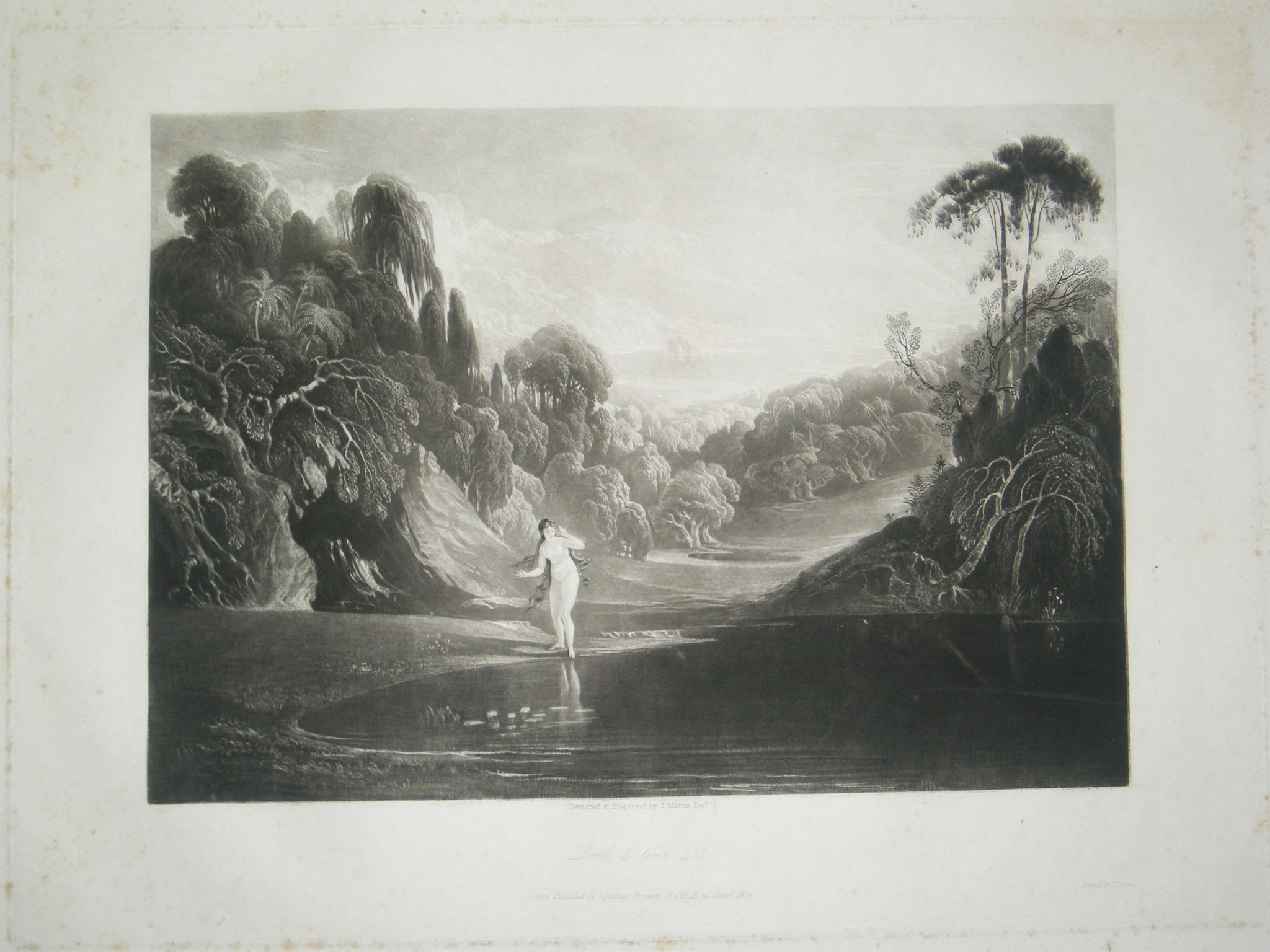 Eve at the fountain (Book 4, Line 453).