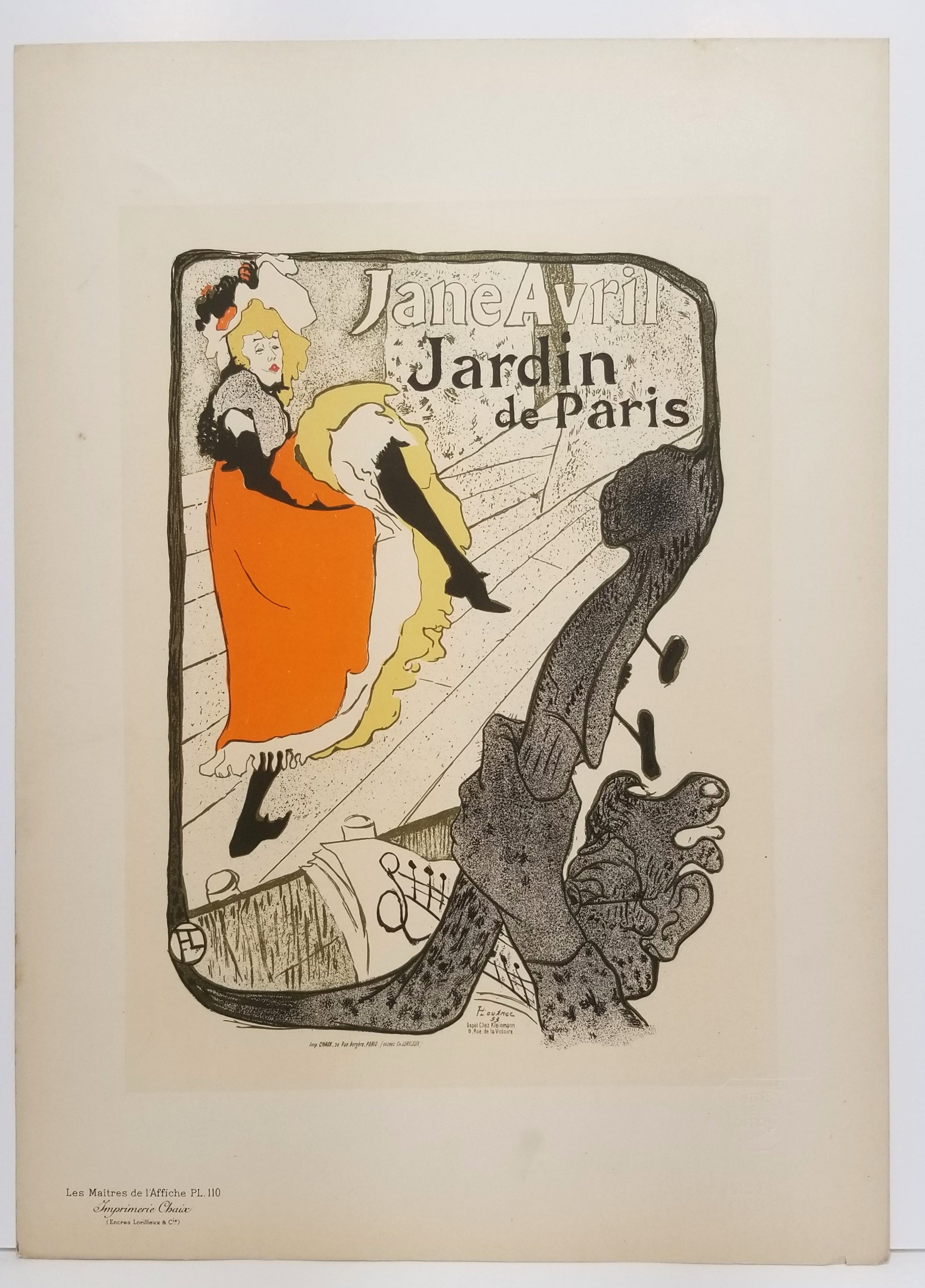 Jane Avril. 1893-1898.