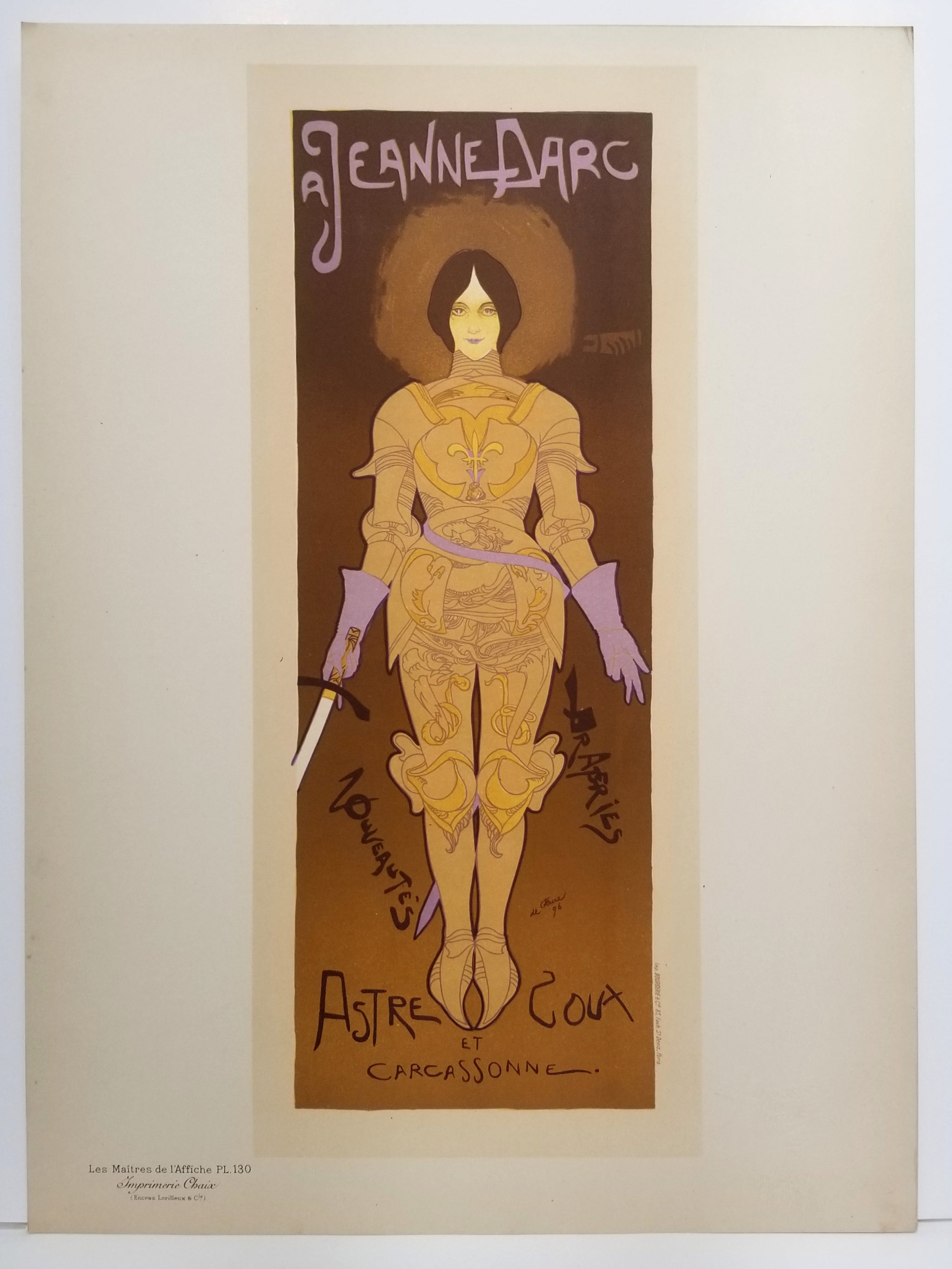 A Jeanne d'Arc. 1896-1898.