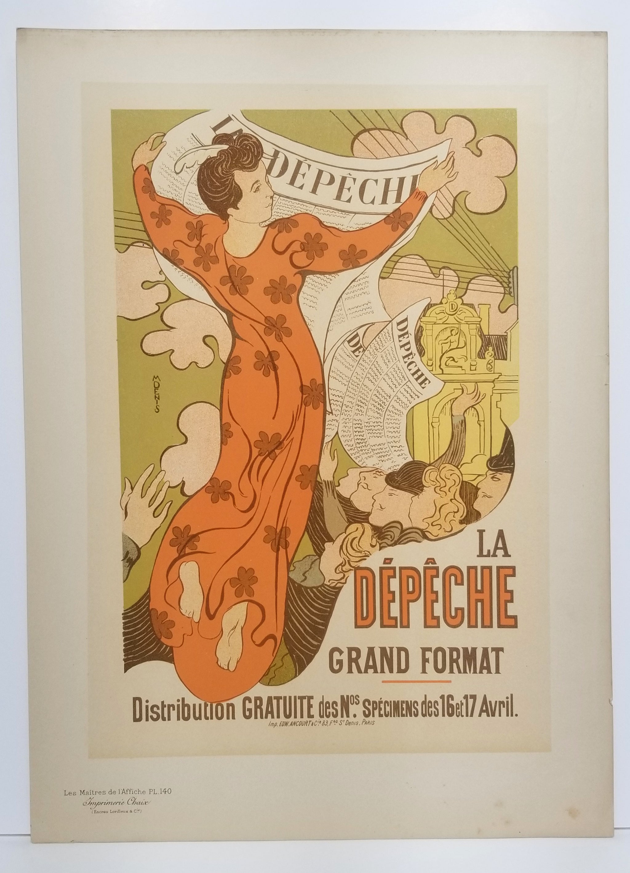La dépêche de Toulouse. 1892-1898.
