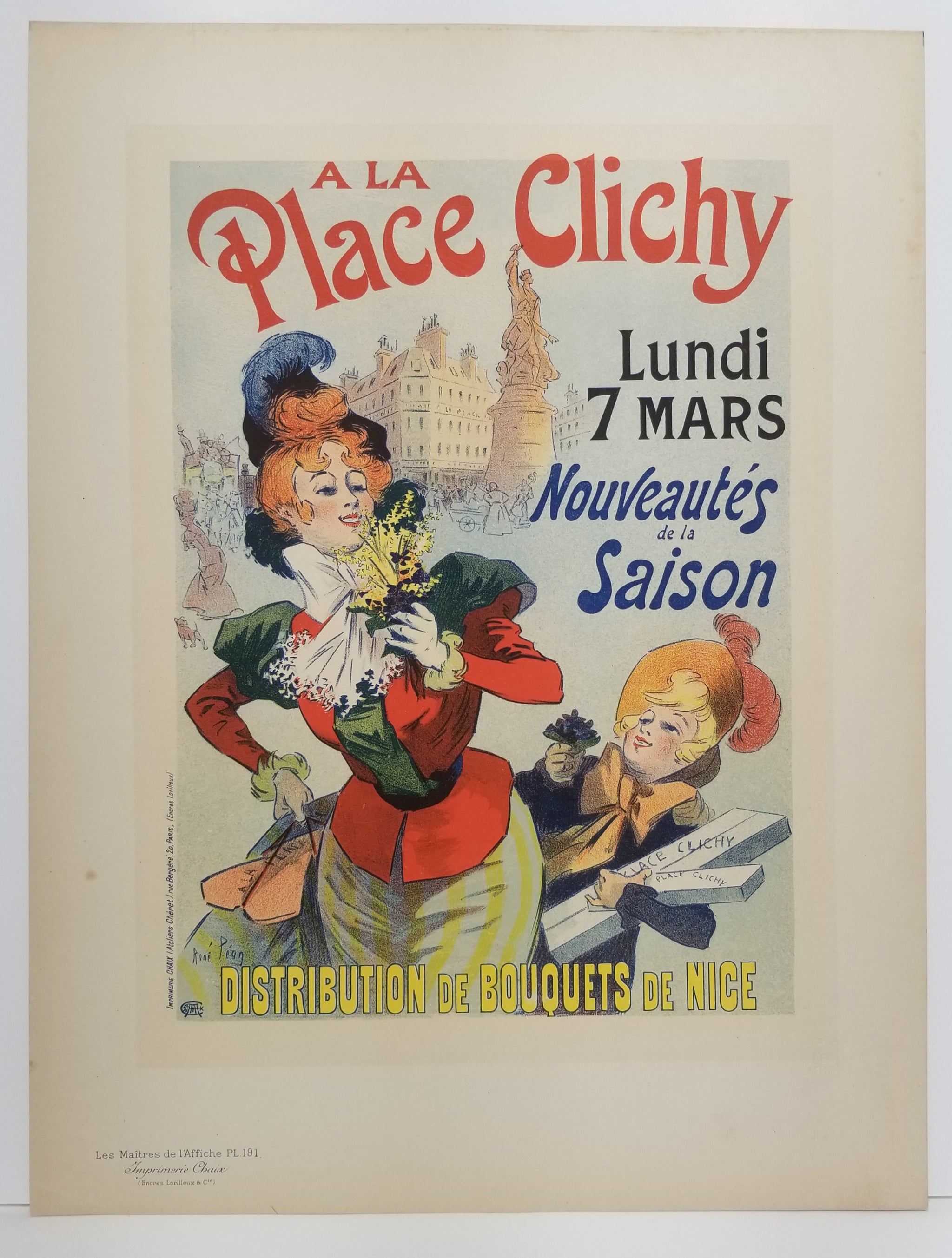 A la Place Clichy. 1898-1899.