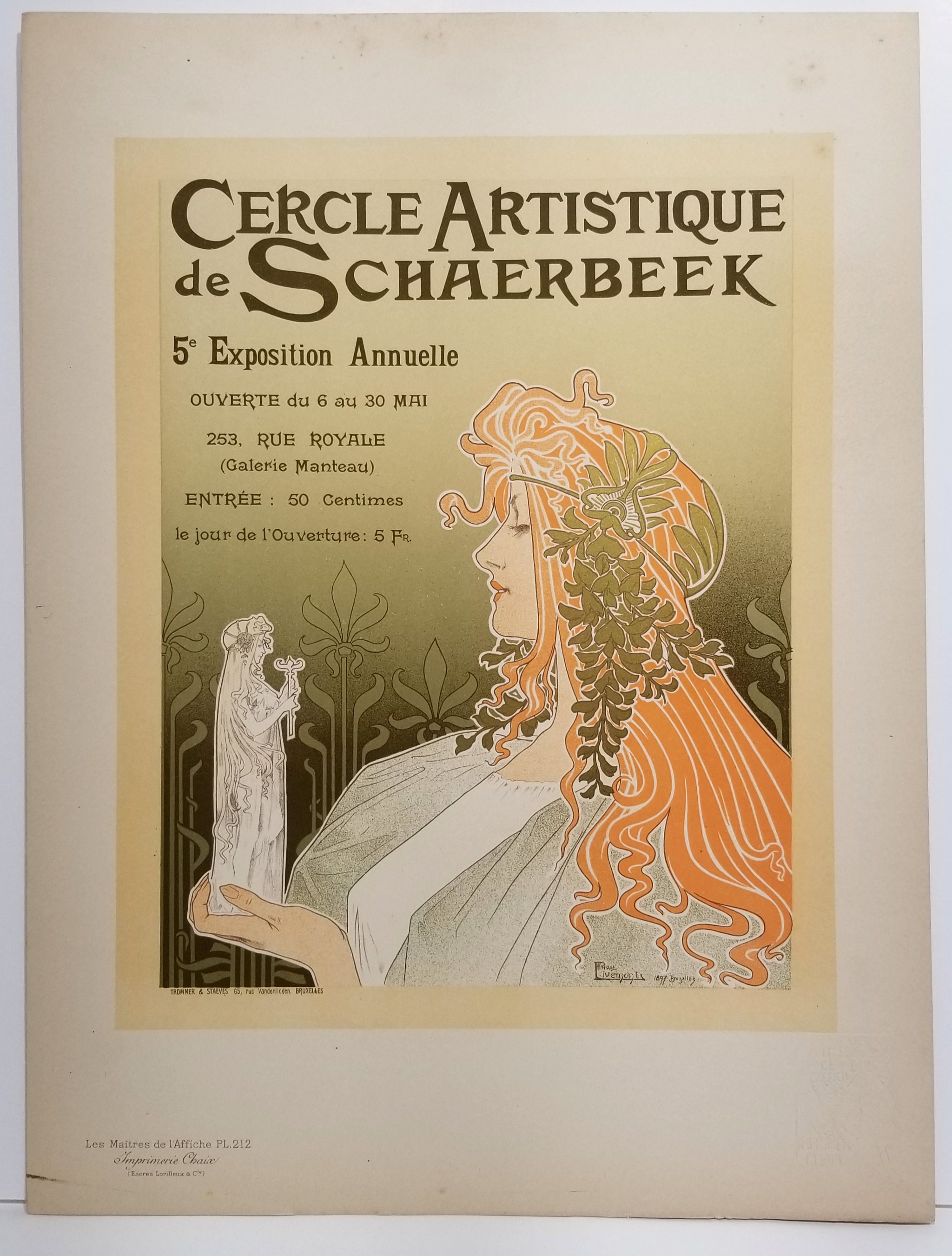 Cercle artistique de Schaerbeck. 1897-1900.
