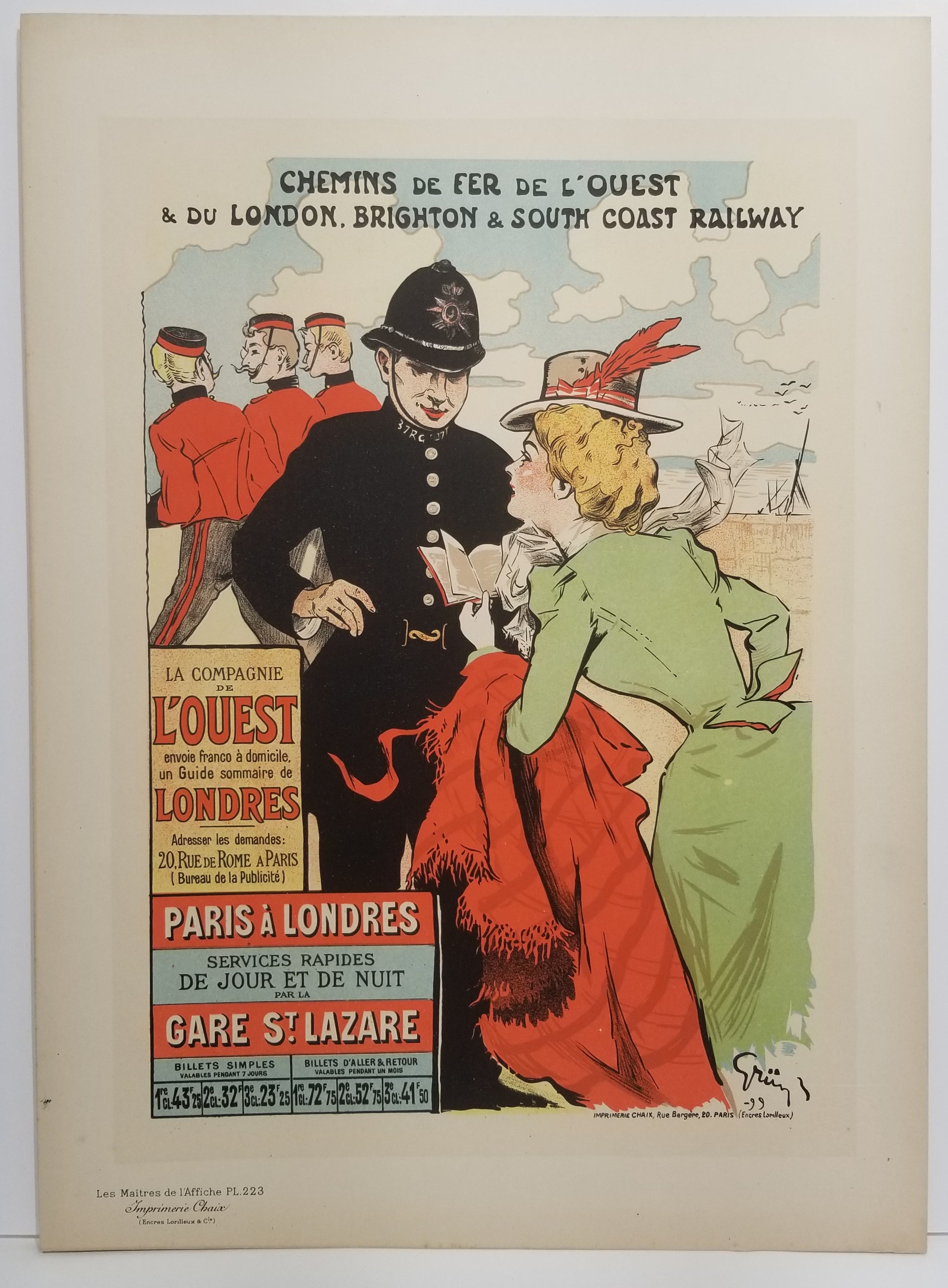 Paris-Londres. 1900.