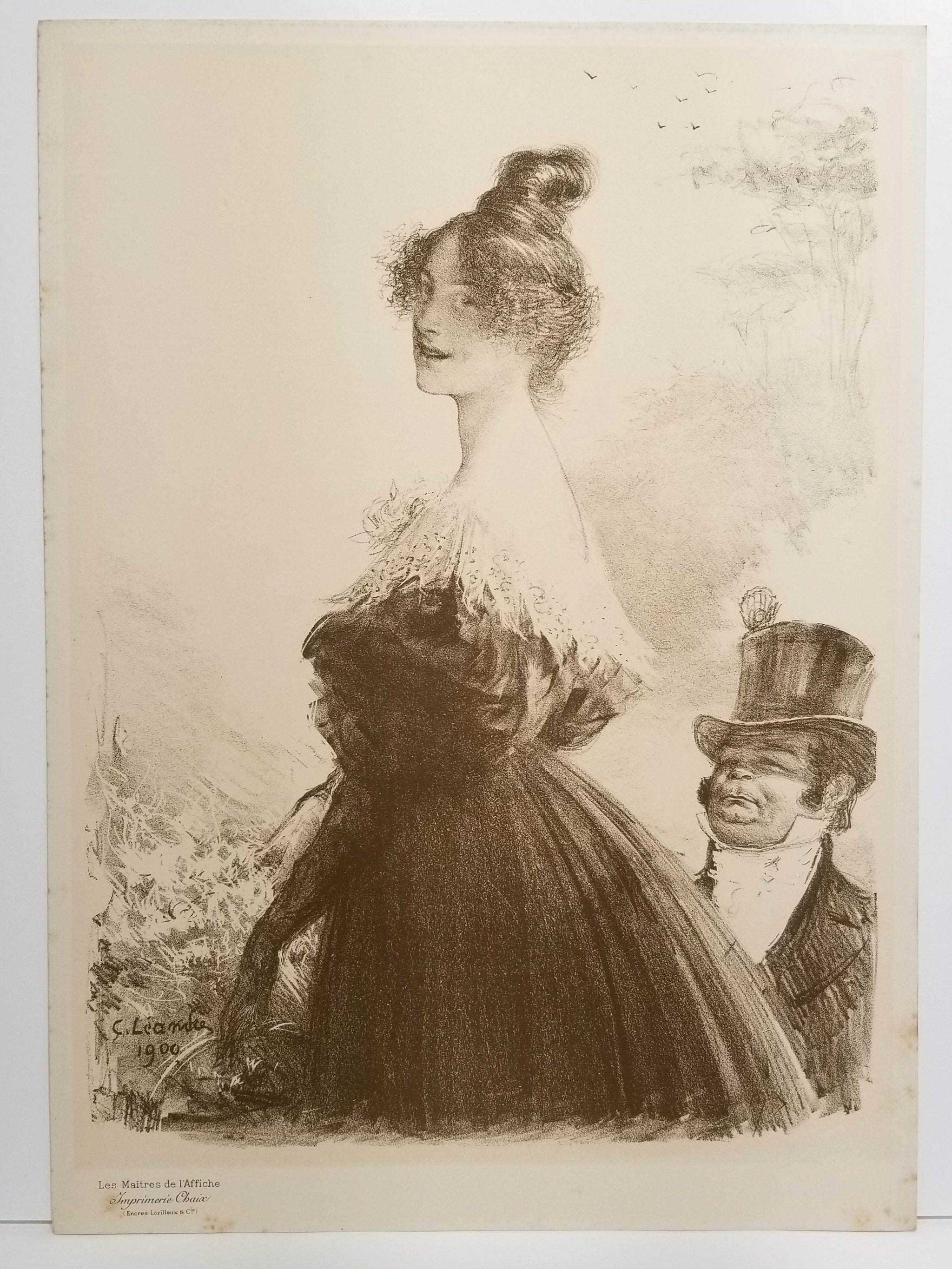 Sujet original par Léandre pour les Maîtres de l'Affiche. 1900