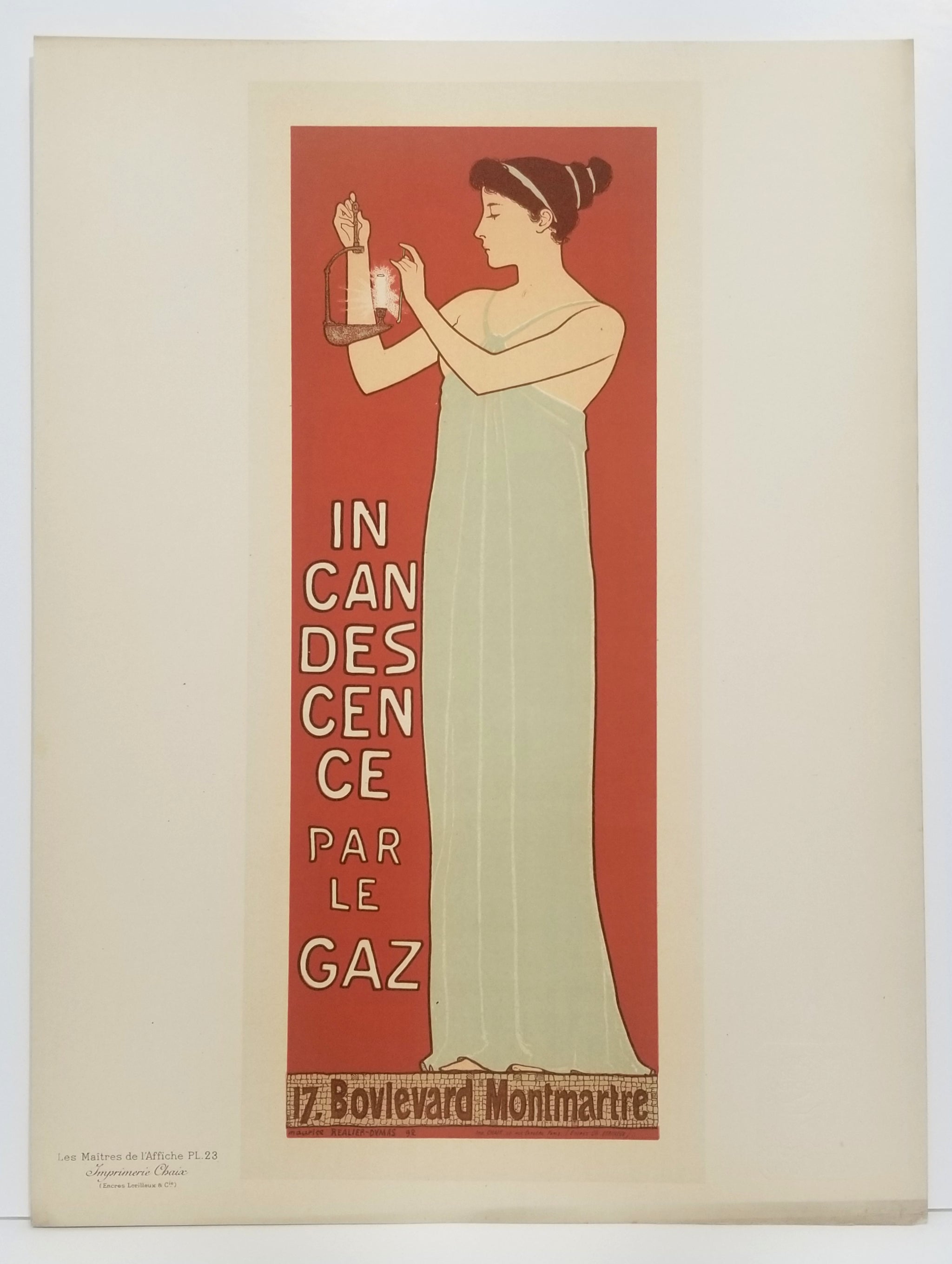 Incandescence par le gaz (système Auer). 1892-1896.