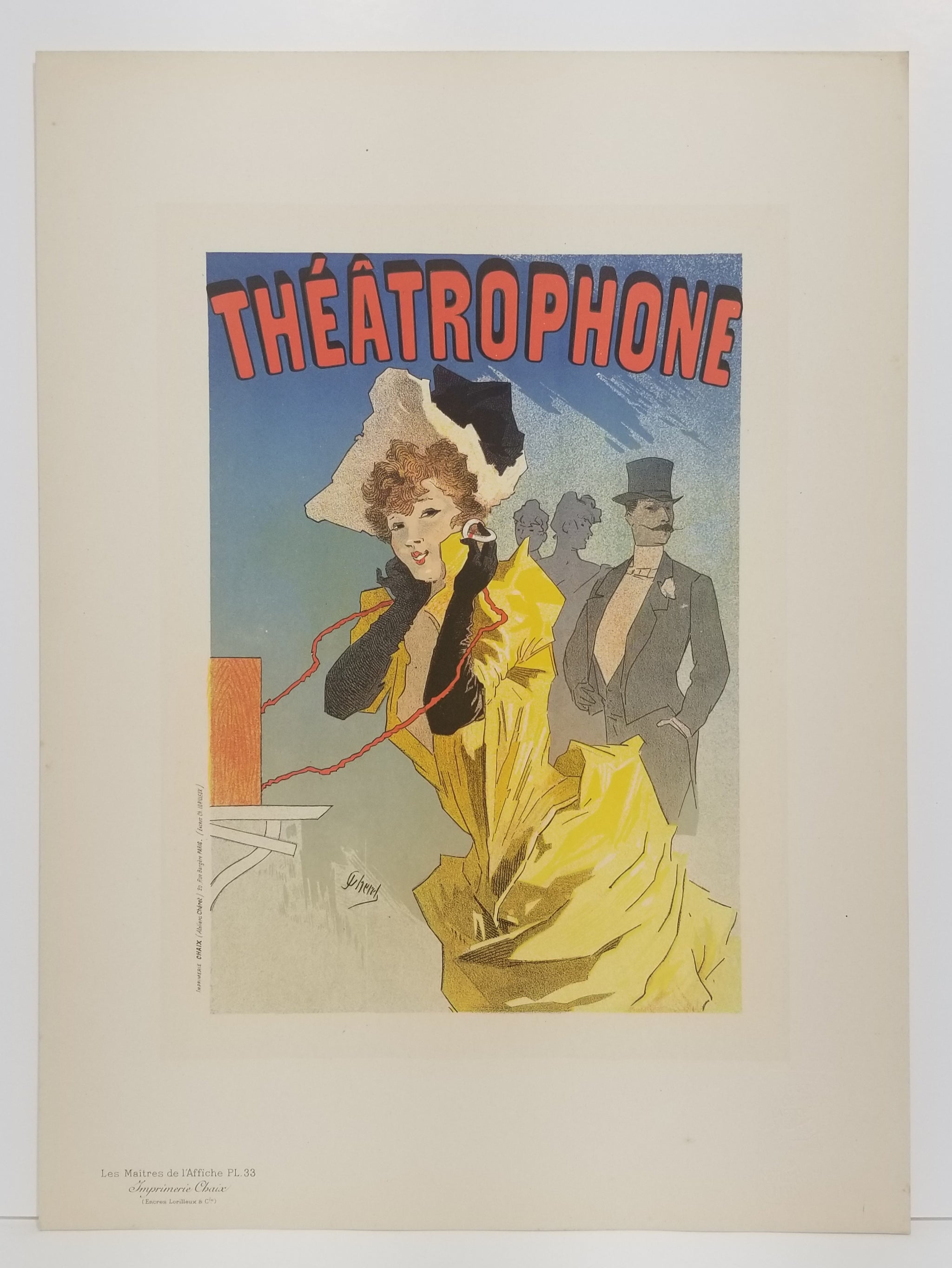 Théâtrophone. 1890-1896.