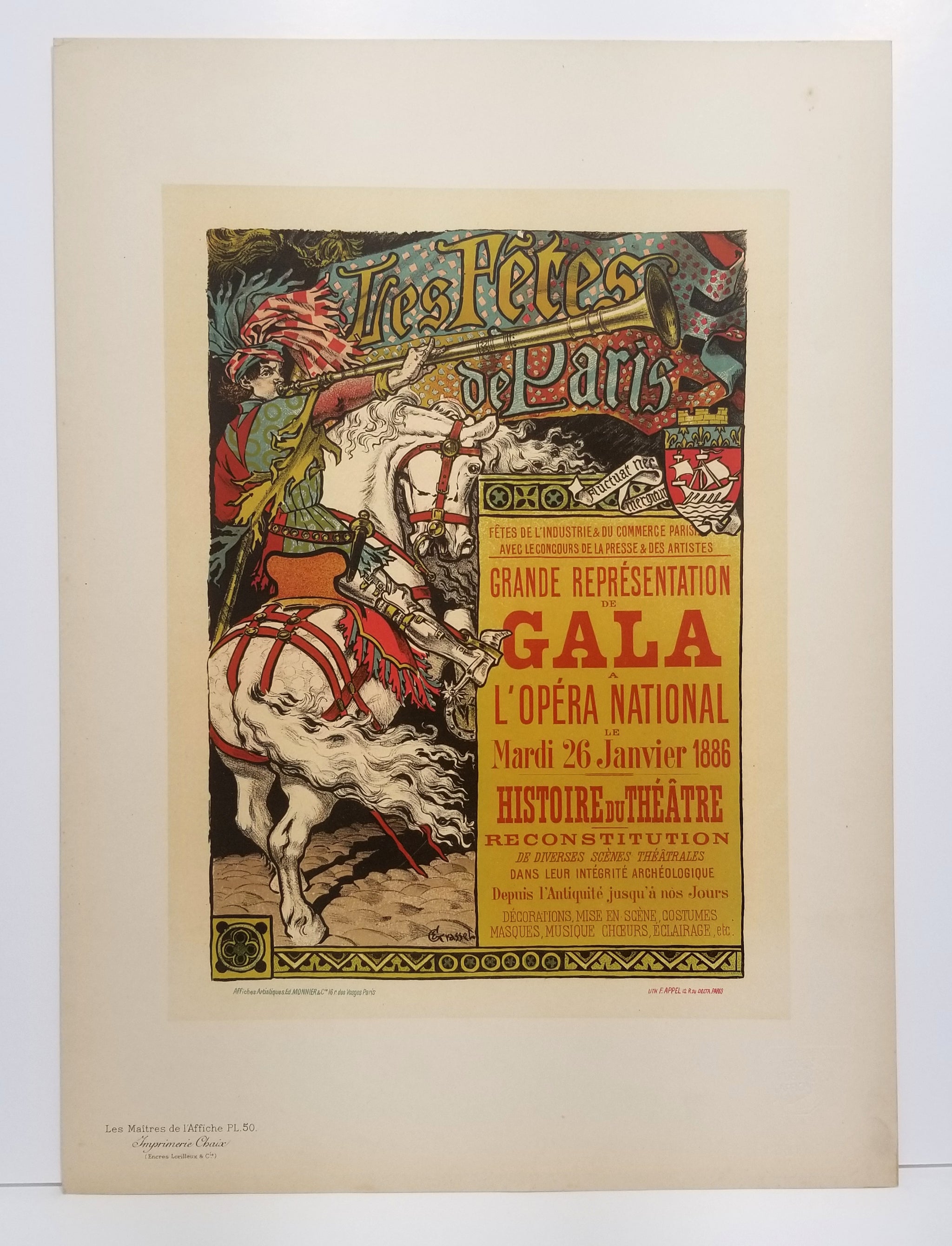 Fêtes de Paris. 1885-1896.
