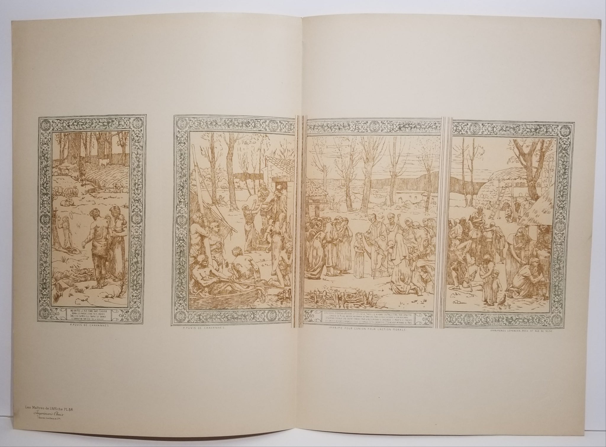 L'Enfance de Sainte Geneviève. 1896.