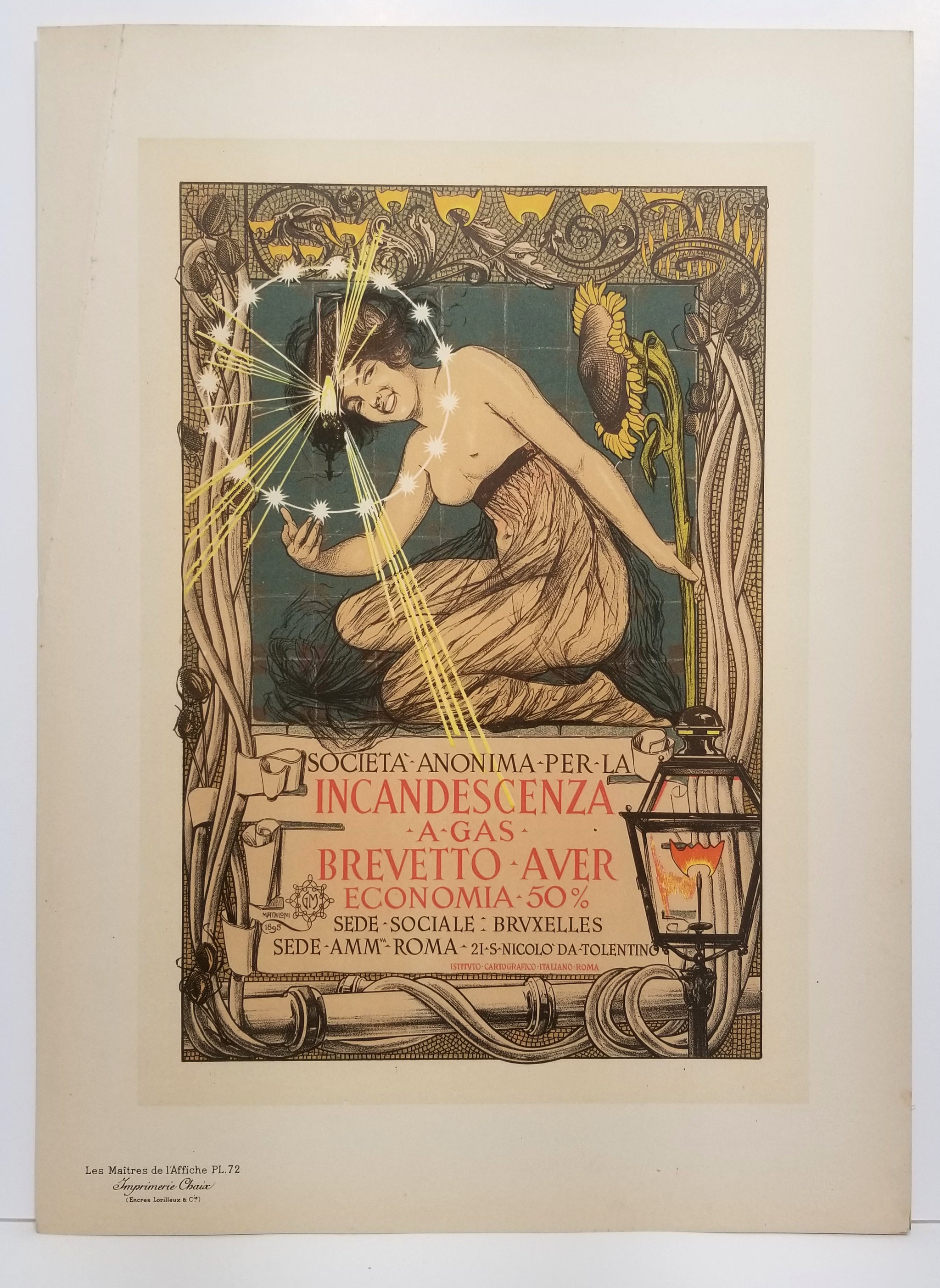 Incandescence par le gaz, système Auer. 1895-1897.